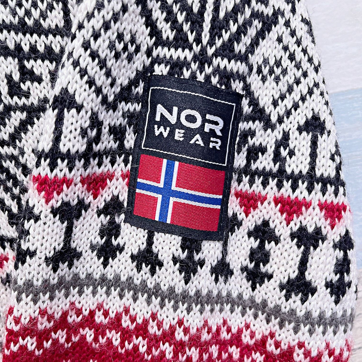 Vintage NORWEAR Vintage Wool Nordic Full Zip Ski Sweater Women Large Size L / US 10 / IT 46 - 3 Thumbnail