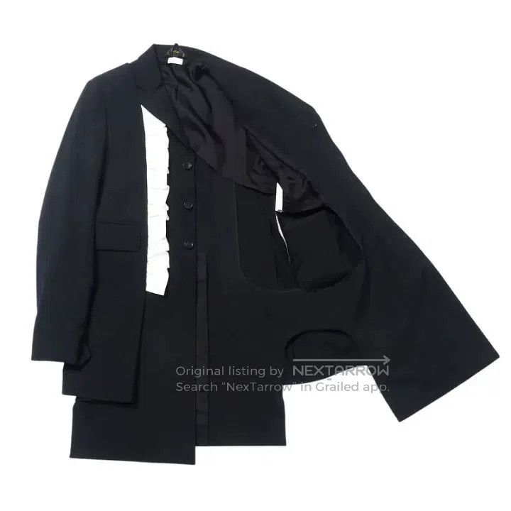 Comme des Garcons Comme des Garcons Black Retro Lace Design Top Size M / US 6-8 / IT 42-44 - 3 Thumbnail