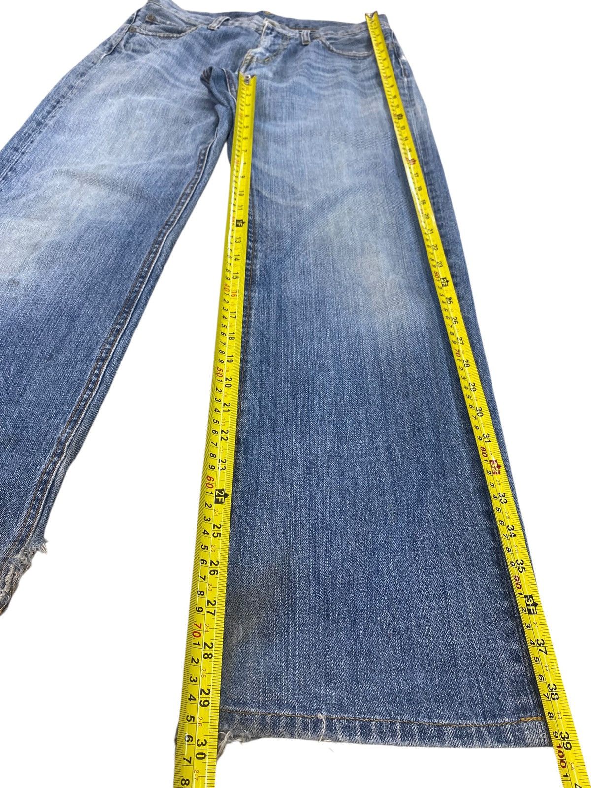 Japanese Brand Japanese Brand Whiskers Distressed Style Loose Jeans Size US 30 / EU 46 - 11 Thumbnail