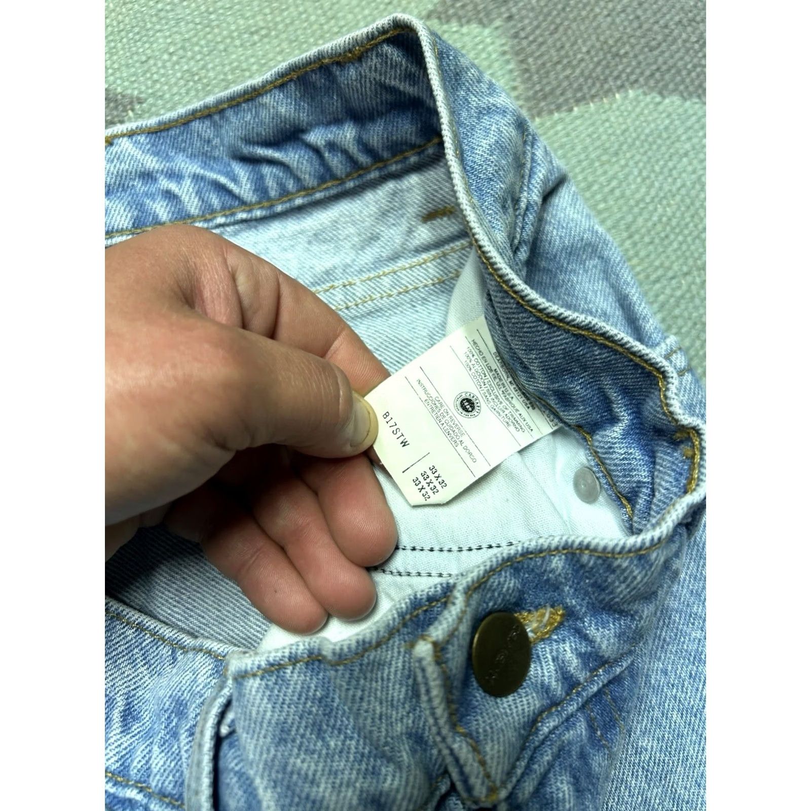 Carhartt VINTAGE Carhartt Jeans Denim Loose Relaxed Tapered B17 STW skater workwear 32x32 Mens Size US 32 / EU 48 - 8 Thumbnail