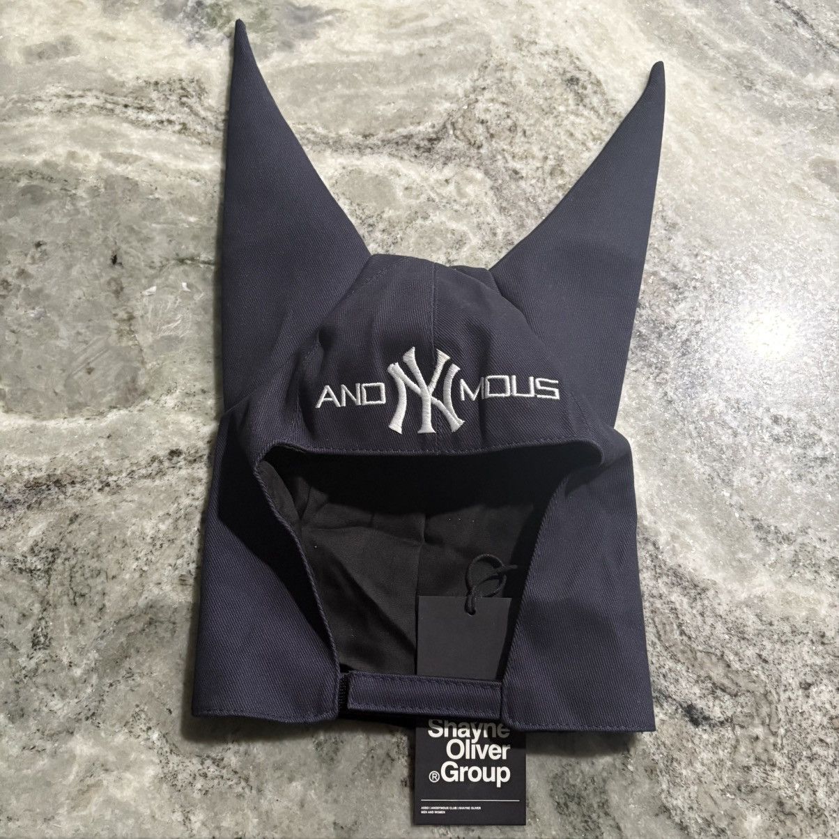 Anonymous Club Anonymous Club dunce cap new york yankees hat purple ...