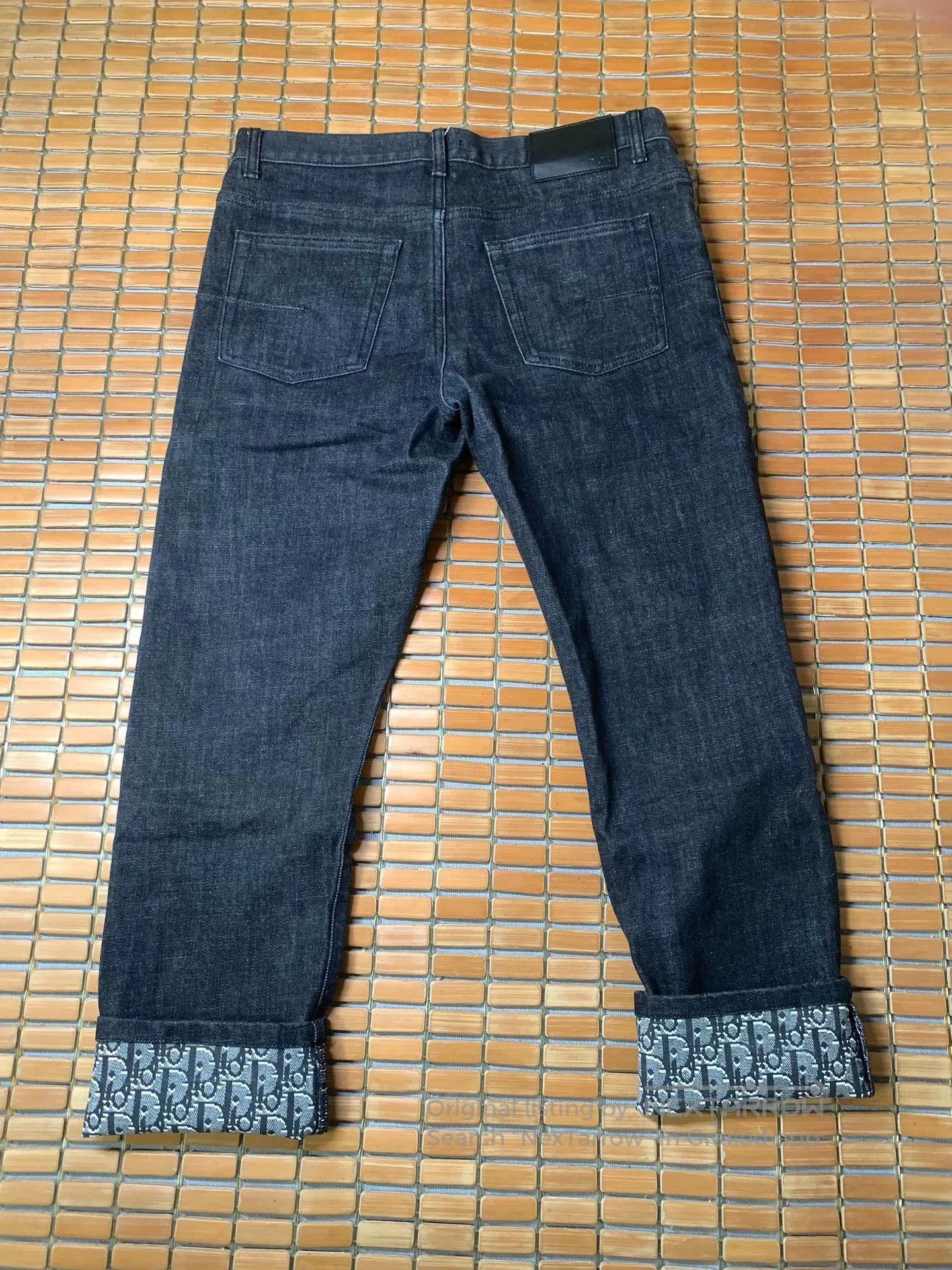 Dior Dior Hem Full Print Jeans. Size US 30 / EU 46 - 2 Thumbnail