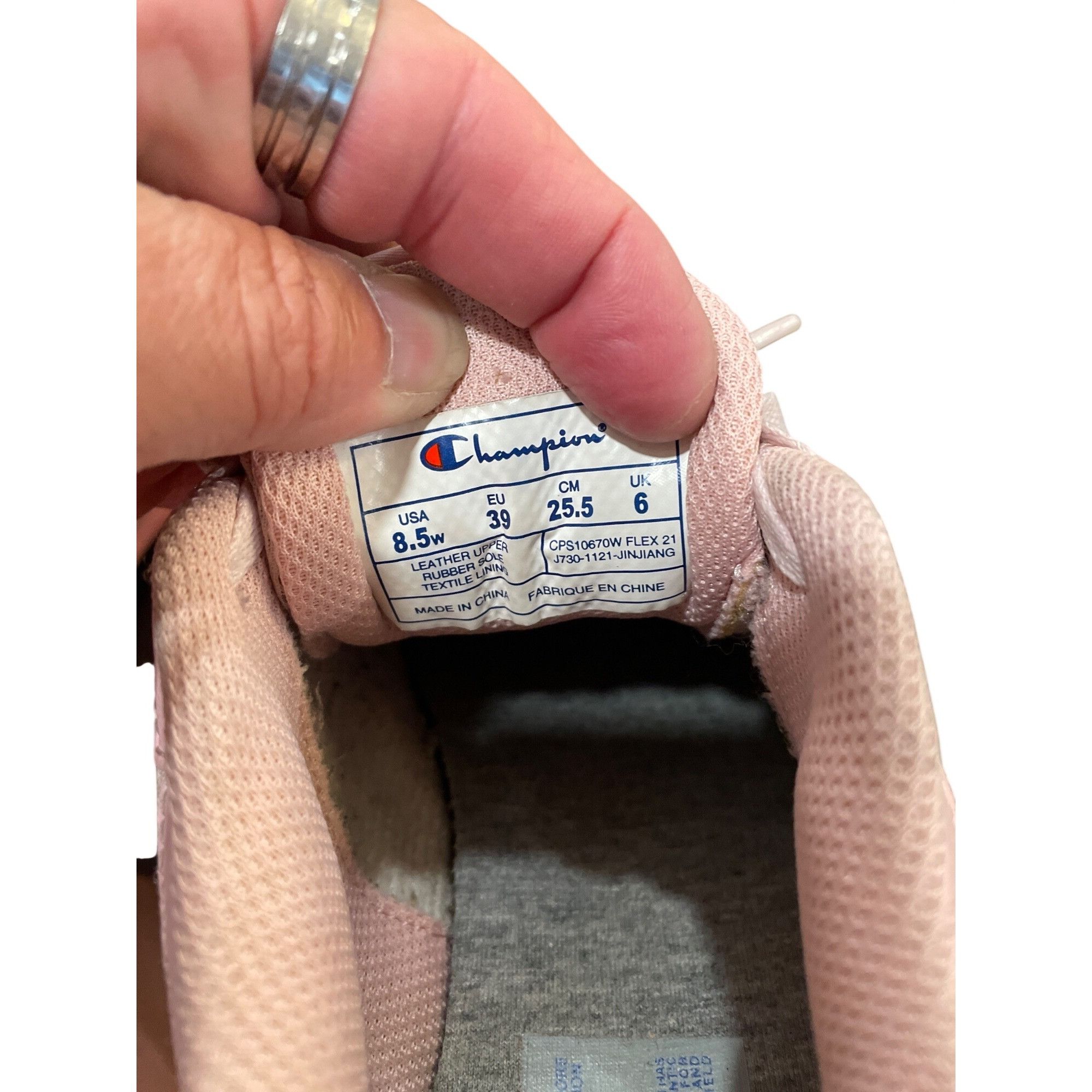 Champion Champion Flex 21 wms pink leather low top athletic sneakers Size US 8.5 / IT 38.5 - 6 Thumbnail