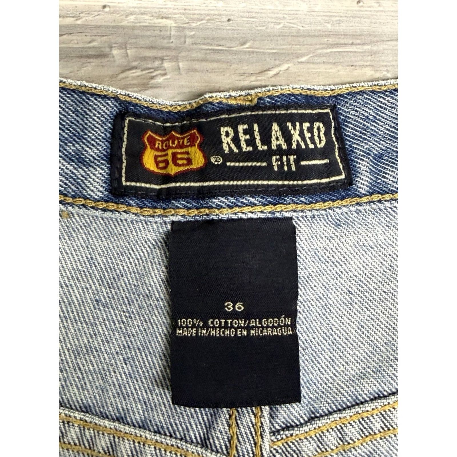 Route 66 VINTAGE Route 66 Blue Denim Jorts Shorts Men’s Size 36 Relaxed Fit 100% Cotton 90s Casual Size US 36 / EU 52 - 4 Thumbnail