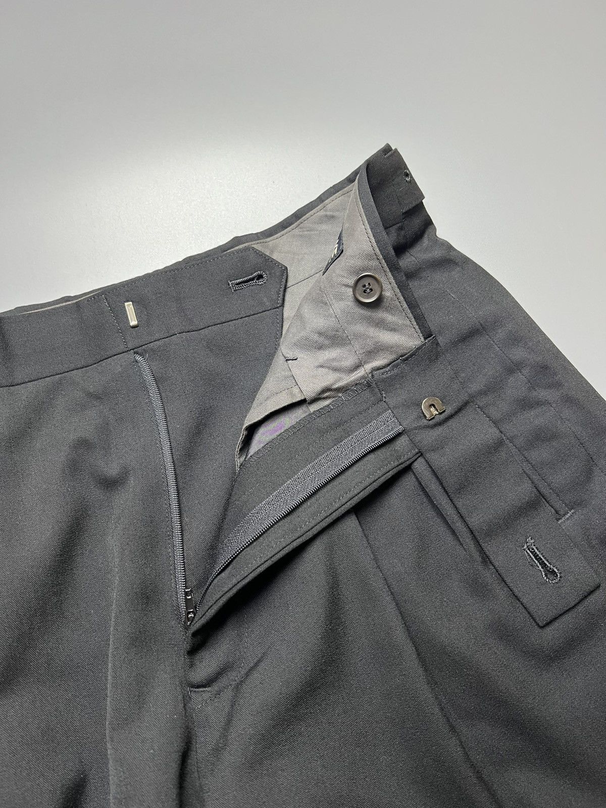 Issey Miyake Issey Miyake - 90s Adjustable High Waist Trousers - Pants Size US 30 / EU 46 - 8 Thumbnail
