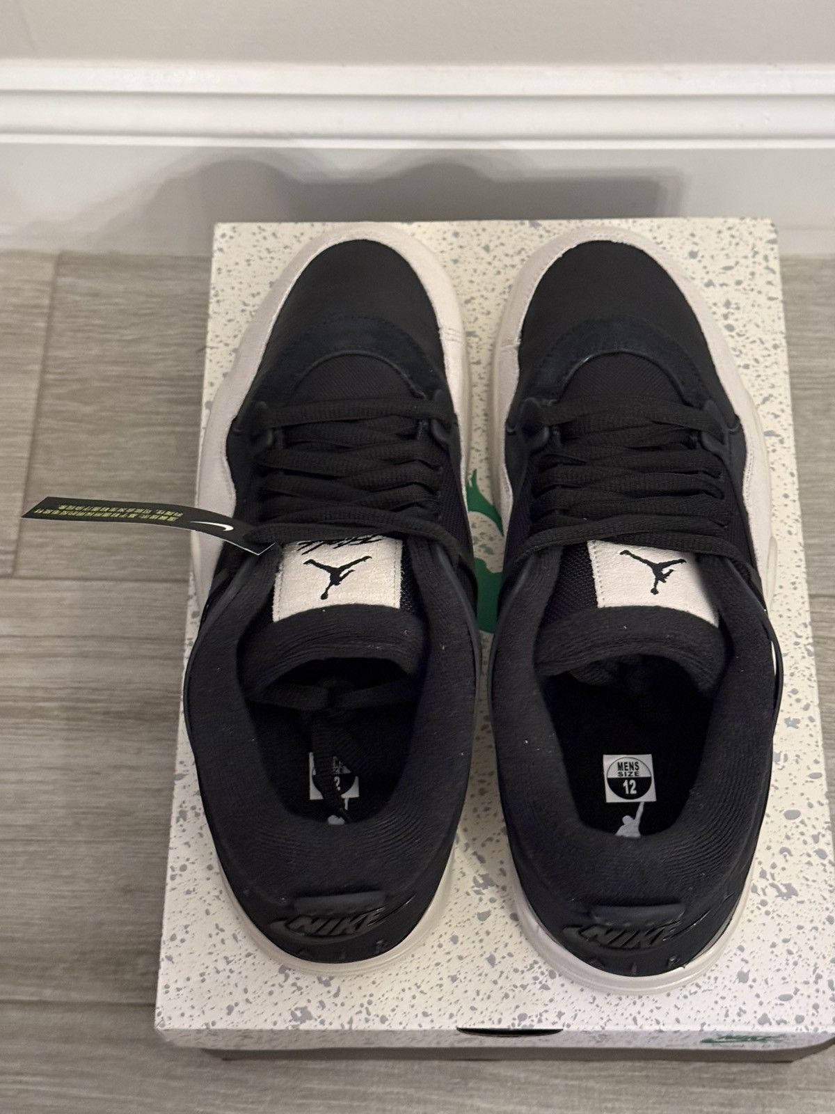 Jordan Brand Air Jordan 4 RM FQ7939-001 Black Light Bone Dark Grey Sz 12 Size US 12 / EU 45 - 6 Thumbnail