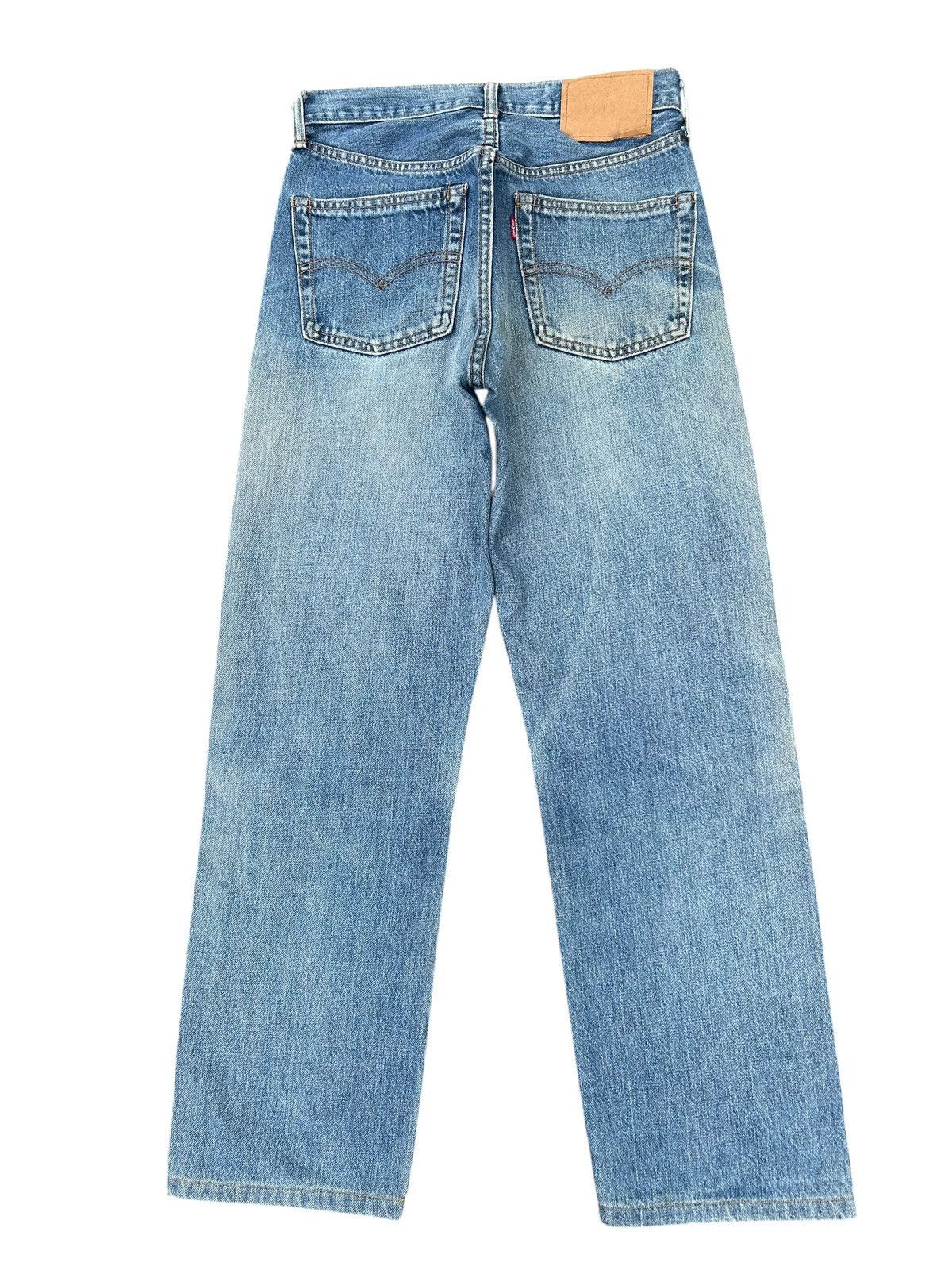 Kapital Vintage Levis Big E Selvedge Distressed Denim Jeans Size US 28 / EU 44 - 3 Thumbnail