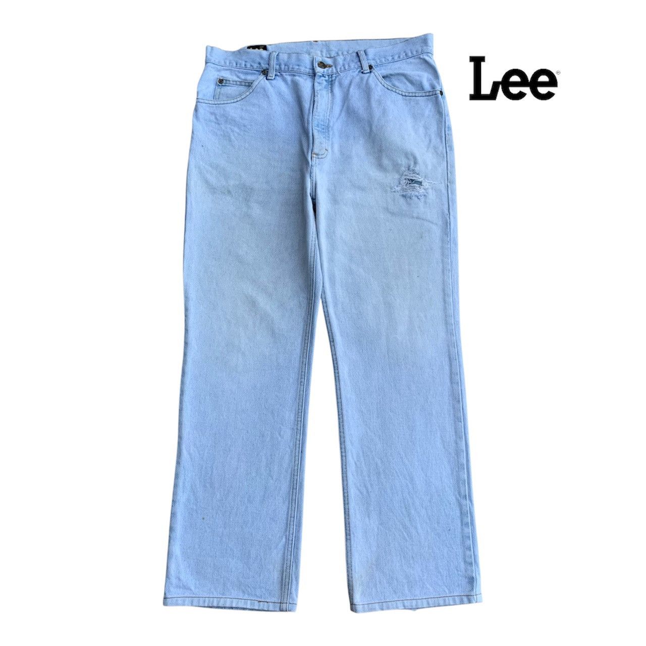 Lee Vintage 70s Reproduction Lee USA Light Wash W34 Size US 34 / EU 50 - 1 Thumbnail