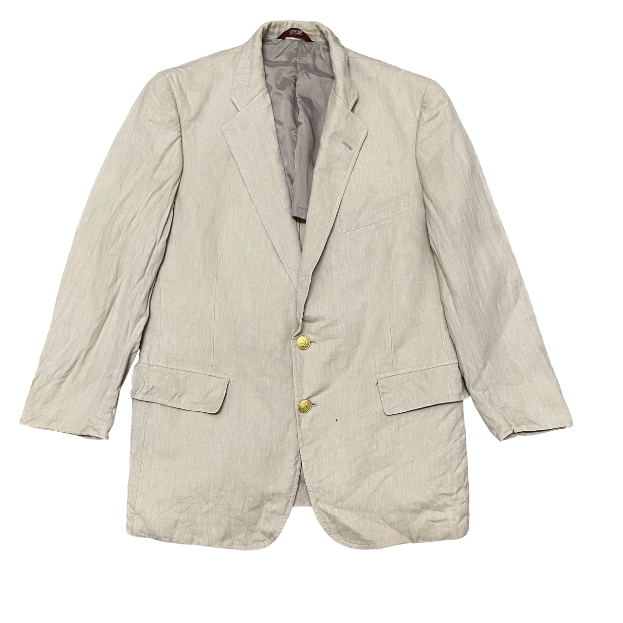 Chaps Ralph Lauren Vintage Chaps Ralph Lauren Gold Button Blazer Jacket Size US M / EU 48-50 / 2 - 1 Thumbnail