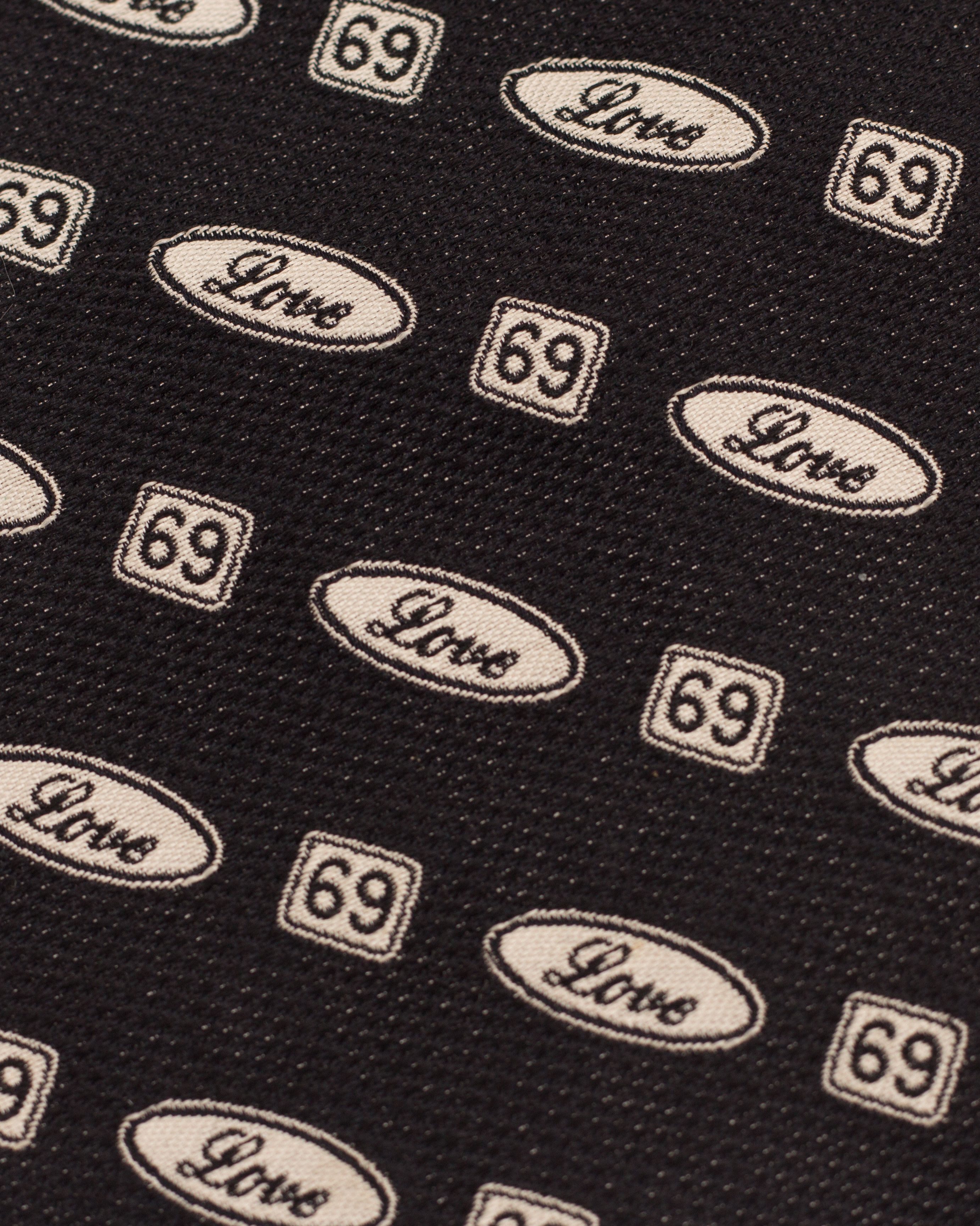 Moschino Vintage Silk Tie Love 69 Pattern Size ONE SIZE - 6 Thumbnail