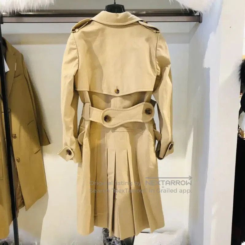 Miu Miu Miu Miu Khaki Cotton Women's Trench Coat . Size M / US 6-8 / IT 42-44 - 4 Thumbnail