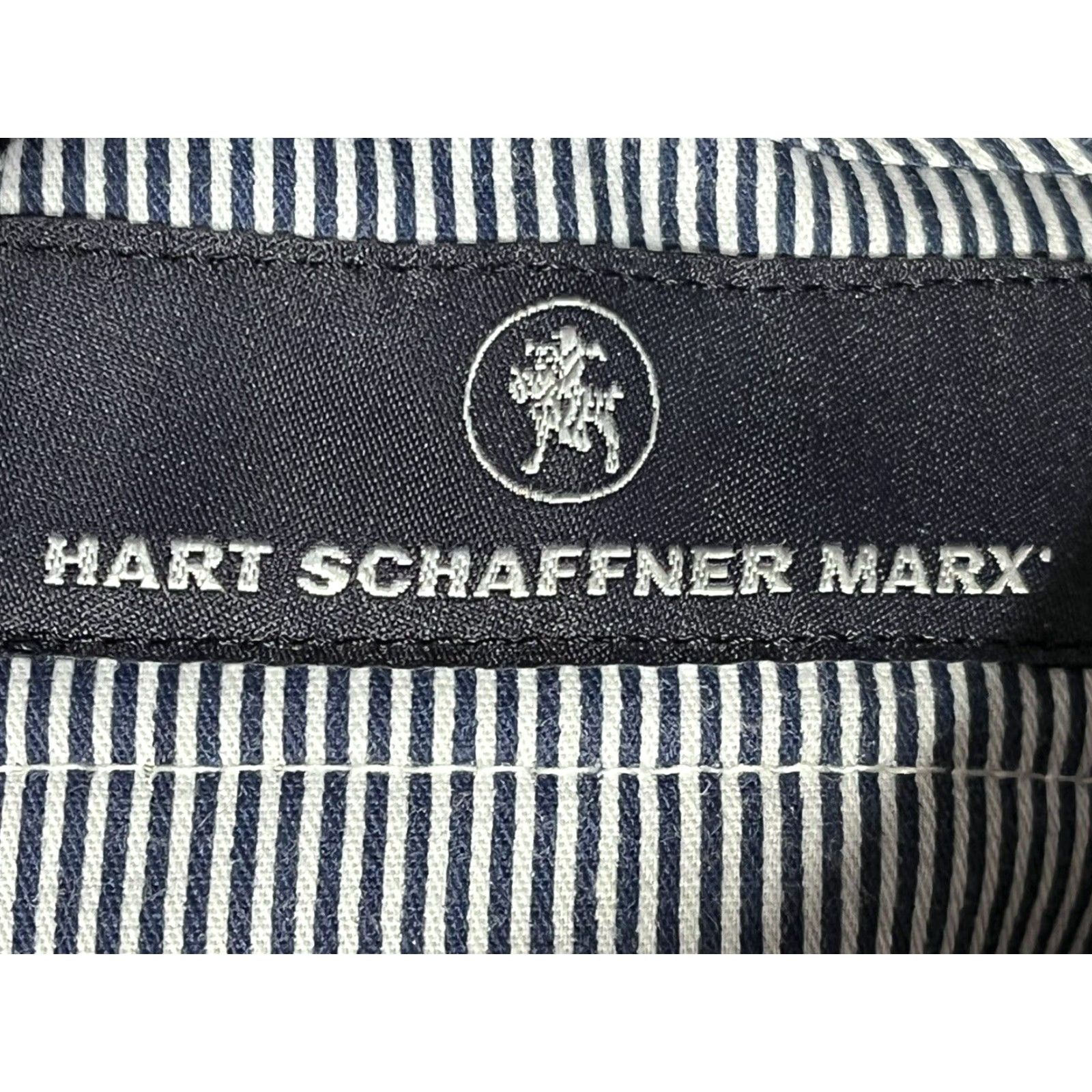 Hart Schaffner Marx VINTAGE Hart Schaffner Marx Pants Dress Pants 100% Wool Mens 36x30 Gray VGUC Mens Size US 36 / EU 52 - 6 Thumbnail