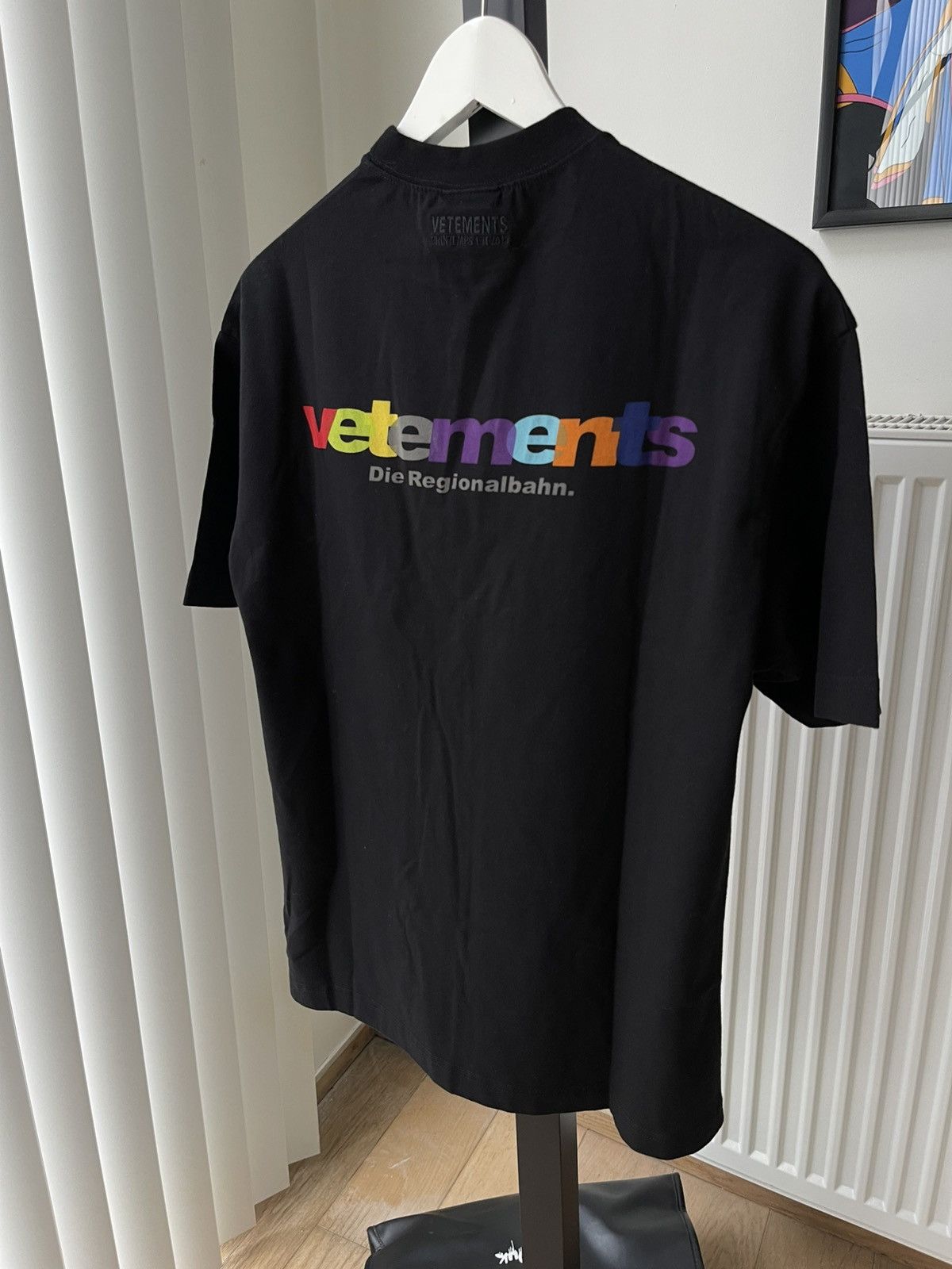 Vetements Vetements SS18 Die Regionalbahn Black T Shirt | Grailed