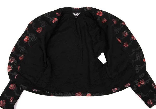 Other Comme des Garcons Black retro flower jacket Size S / US 4 / IT 40 - 8 Thumbnail