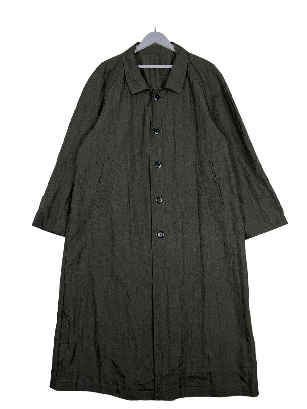 Issey Miyake 🔥 90s FEBUARY 0-7 NYLON TRENCH COAT Size US L / EU 52-54 / 3 - 1 Thumbnail