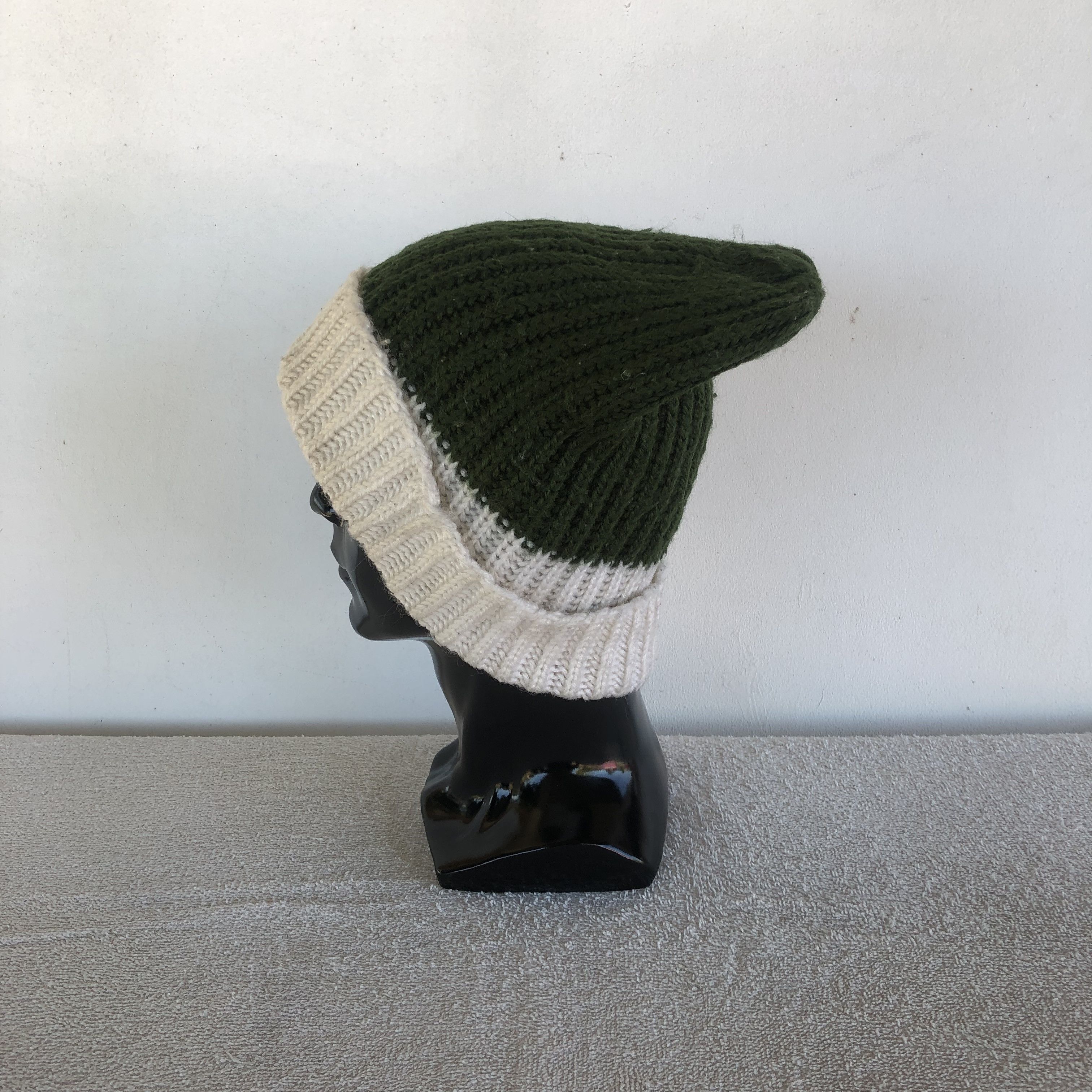 Japanese Brand Vintage 90s Unknown Knitted Beanie Snow Caps Hats Size ONE SIZE - 4 Thumbnail