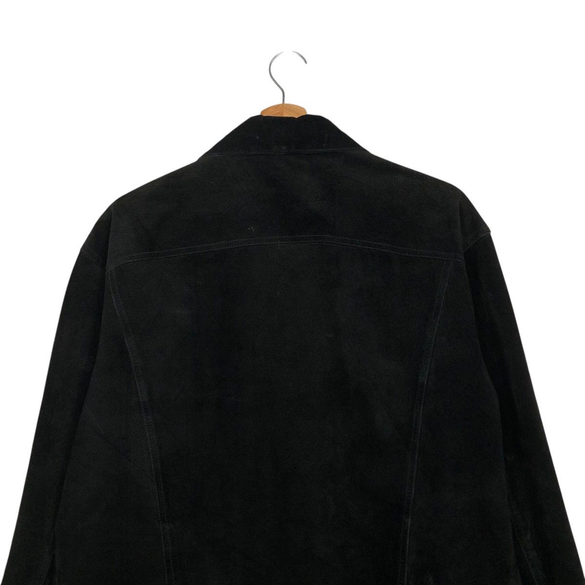 Japanese Brand Prensa Stylish Standard Suede Jacket Black Worker Essential Size US L / EU 52-54 / 3 - 10 Thumbnail