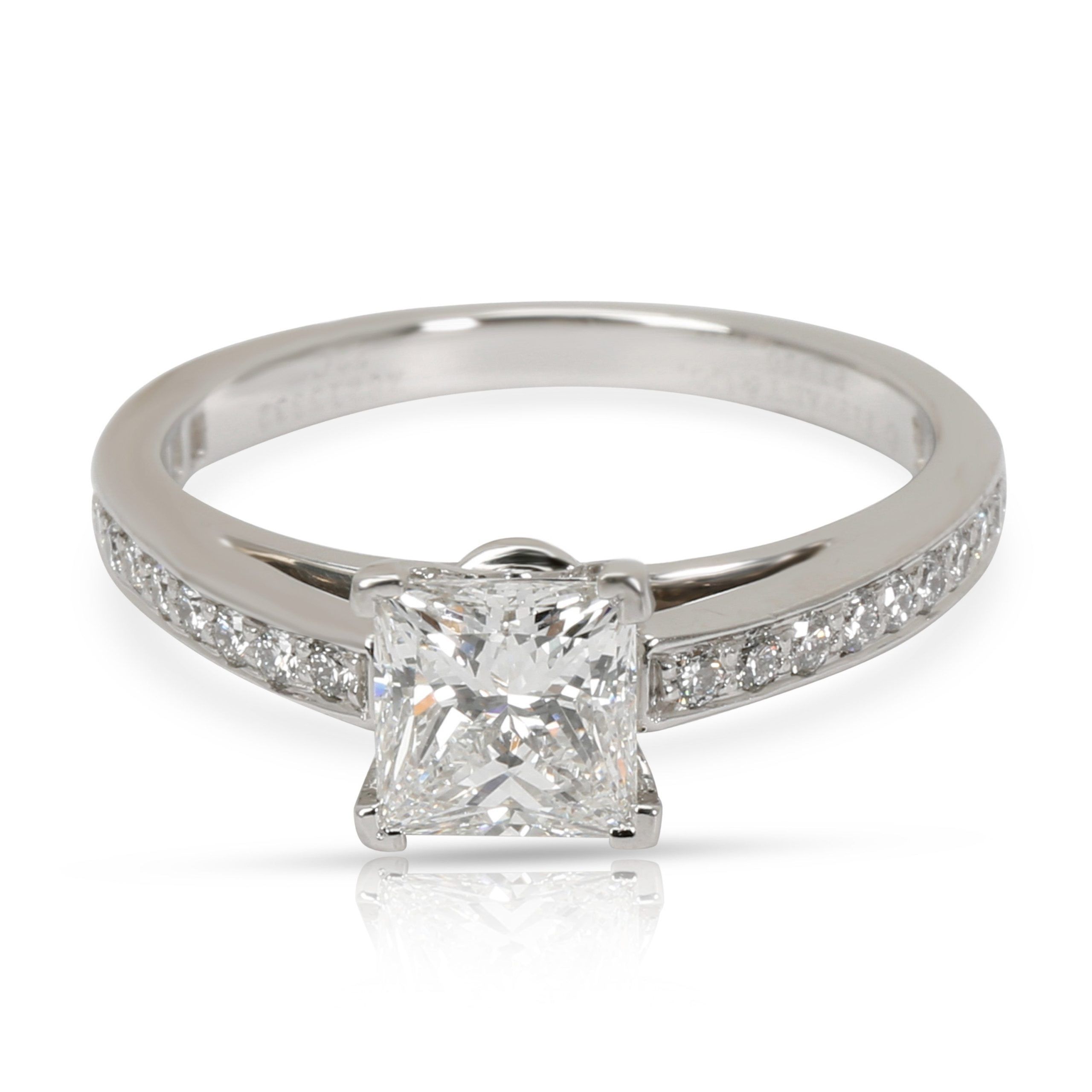 Tiffany & Co. Grace Diamond Engagement Ring in Platinum (0.87 CTW E/VS2)