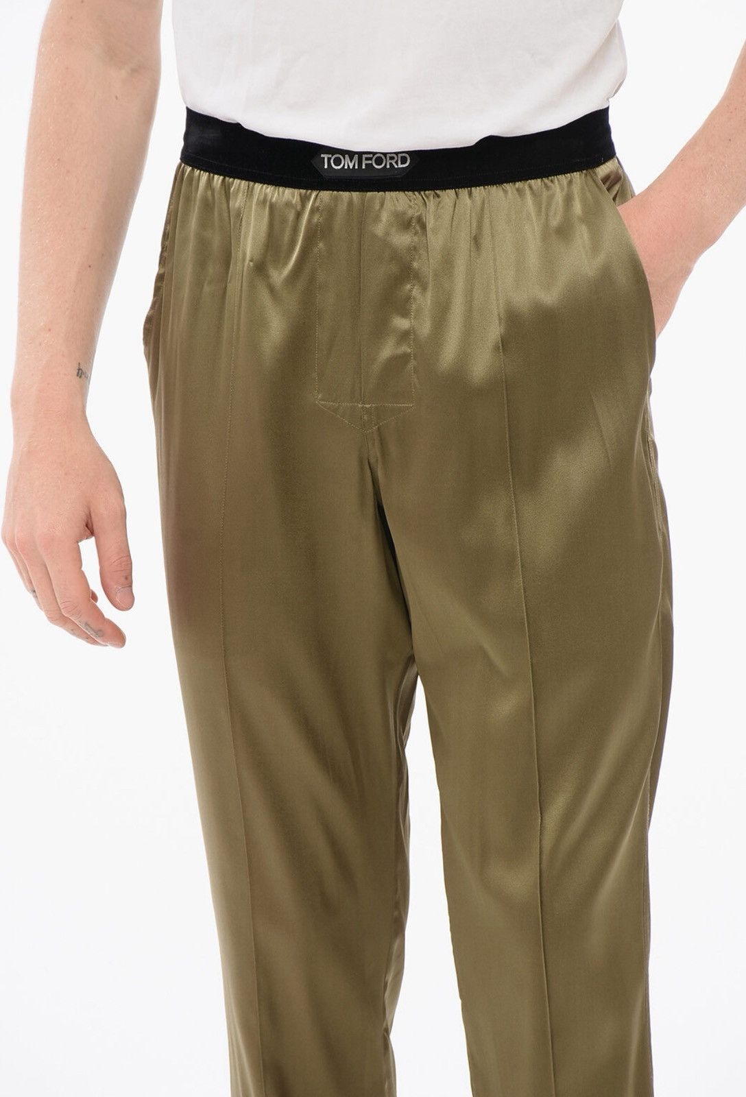 Tom Ford 🔥Silk Satin Pajama Pants Size US 32 / EU 48 - 3 Thumbnail