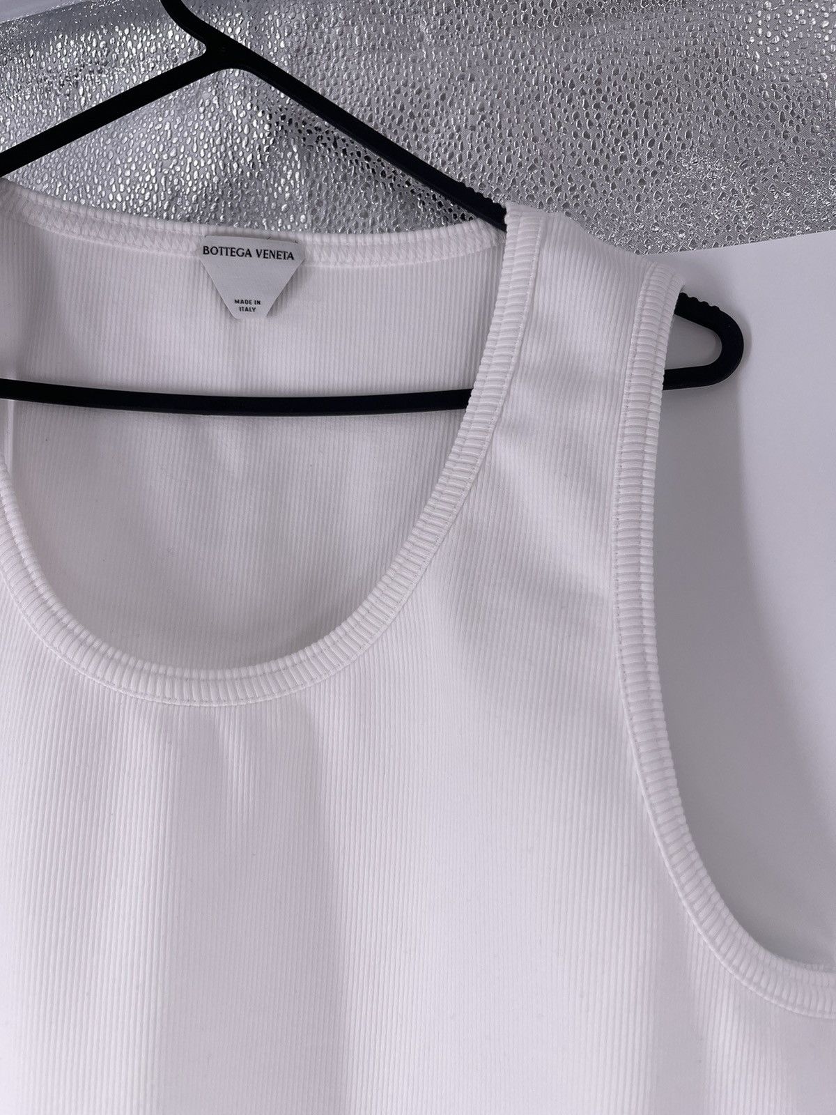 Bottega Veneta Bottega Veneta White Tank Top Size L Size US L / EU 52-54 / 3 - 2 Thumbnail