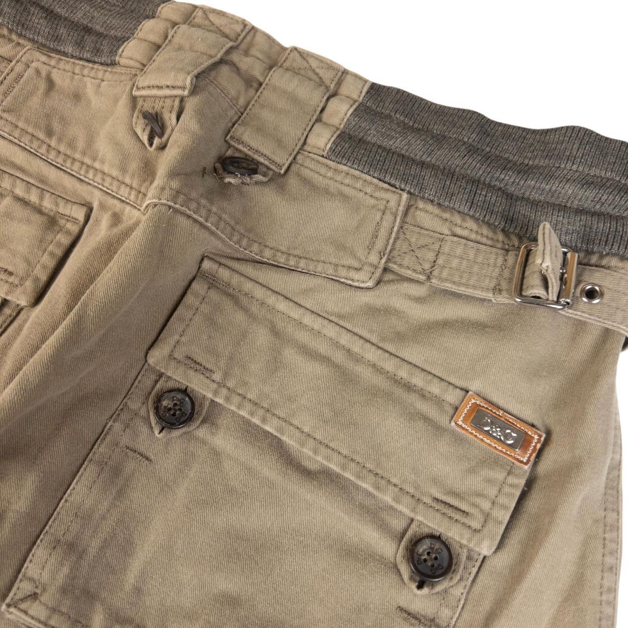 Dolce & Gabbana Vintage Dolce & Gabbana Cuffed Cargo Trousers Size W32 Size US 32 / EU 48 - 7 Thumbnail