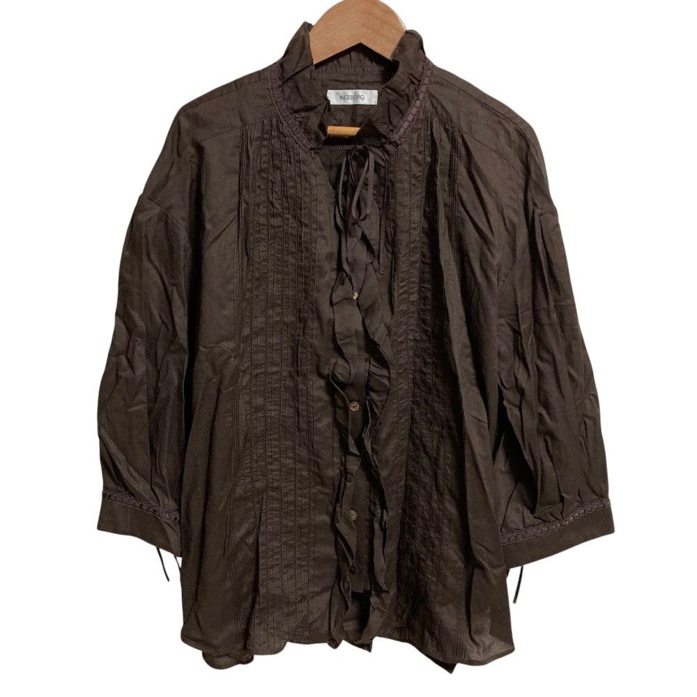 Other Other INGEBORG Cotton Frill Blouse Textile Tops A2233FB202 DUTY FREE for USA Size ONE SIZE - 1 Thumbnail