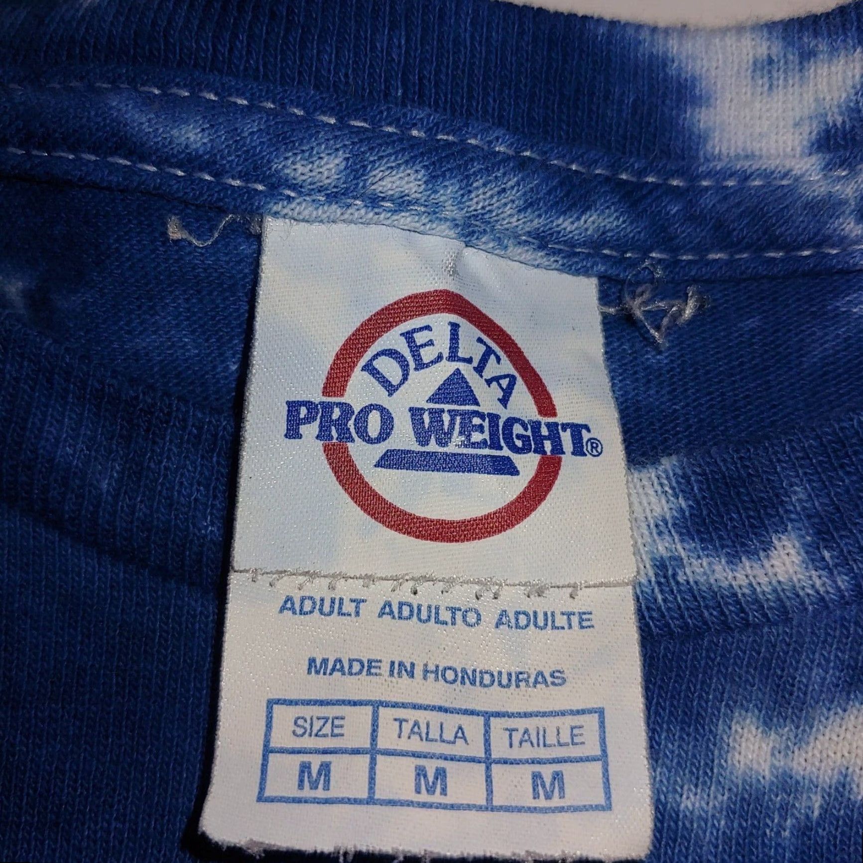 Delta VINTAGE Delta T-Shirt Mens Medium Pickin In Parsons Bluegrass Festival Red White Blue USA Music Fest Shirt Size US M / EU 48-50 / 2 - 5 Thumbnail