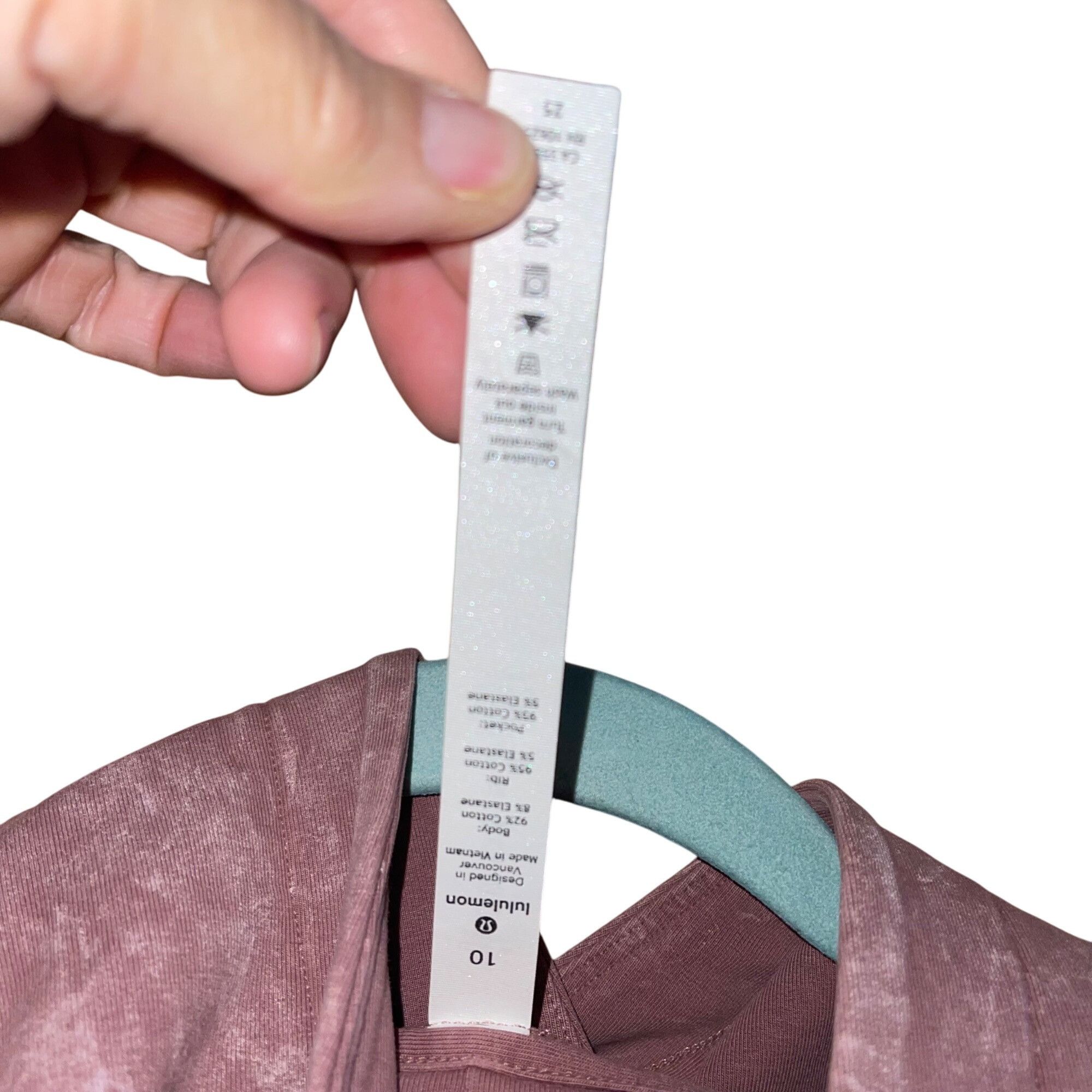 Lululemon Lululemon Womens Size 10 Pink Scuba Washed Size L / US 10 / IT 46 - 7 Thumbnail