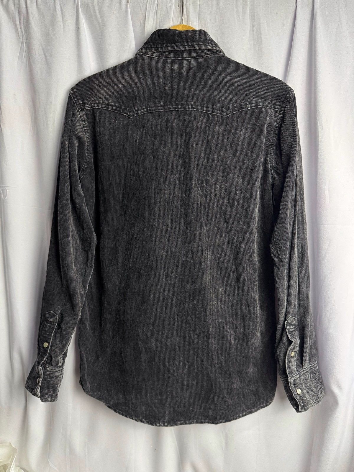 Tornado Mart Semanticdesign Corduroy Long Shirt Black Faded Size US M / EU 48-50 / 2 - 4 Thumbnail
