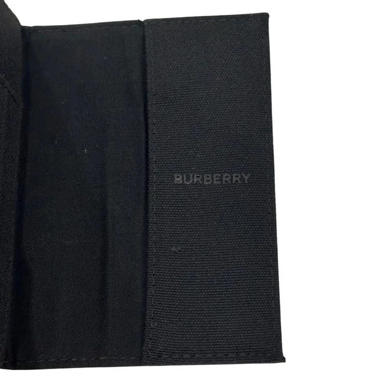 Burberry Burberry Canvas Passport Holder Black Size ONE SIZE - 2 Thumbnail