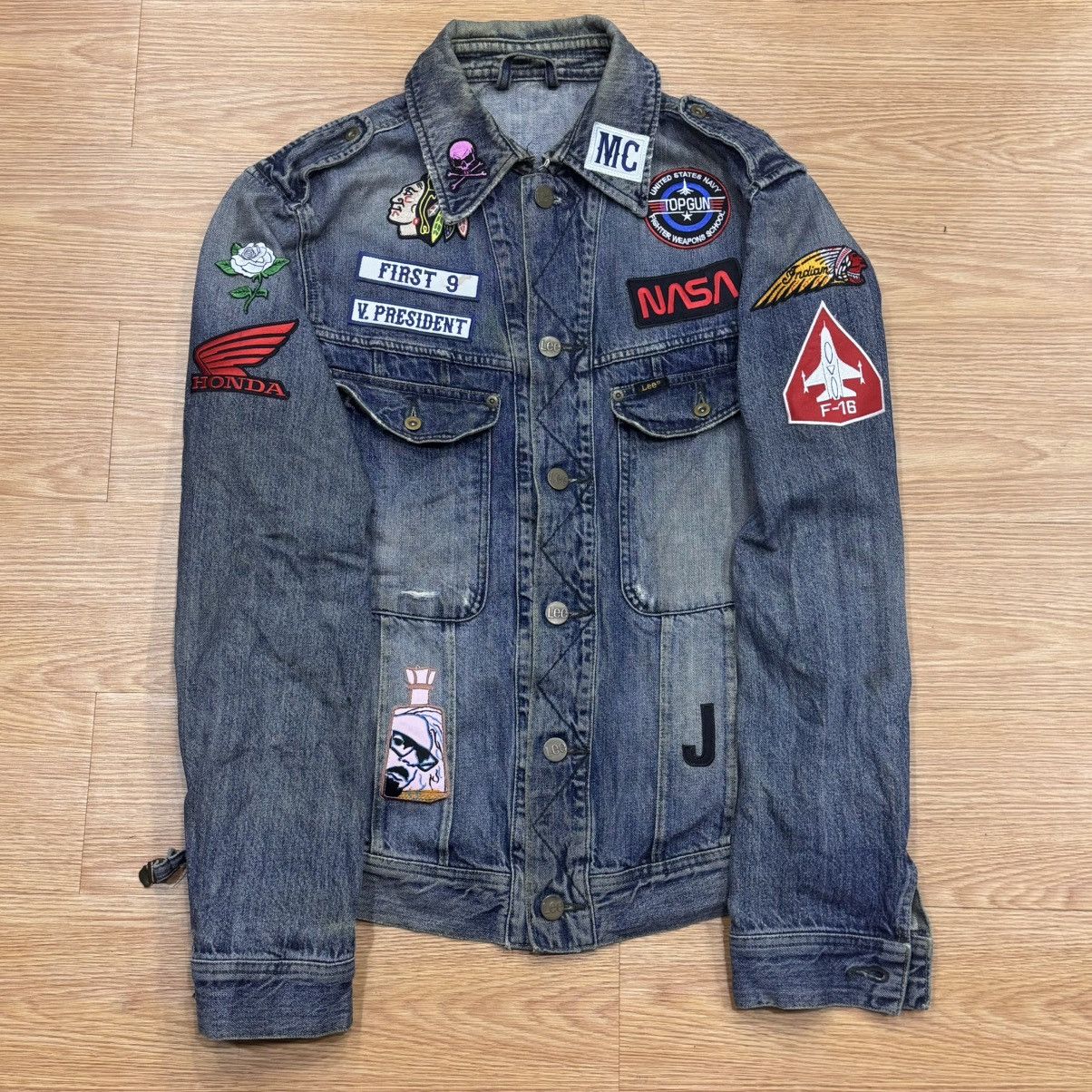Lee Lee Utility Rider Customs Patches Riding Motorcycle Jacket Size US M / EU 48-50 / 2 - 4 Thumbnail