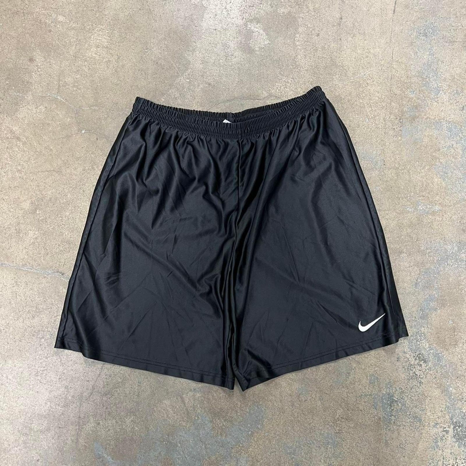 Nike Satin Nike Shorts size xl grunge baggy fit dark black y2k Size US 36 / EU 52 - 1 Thumbnail