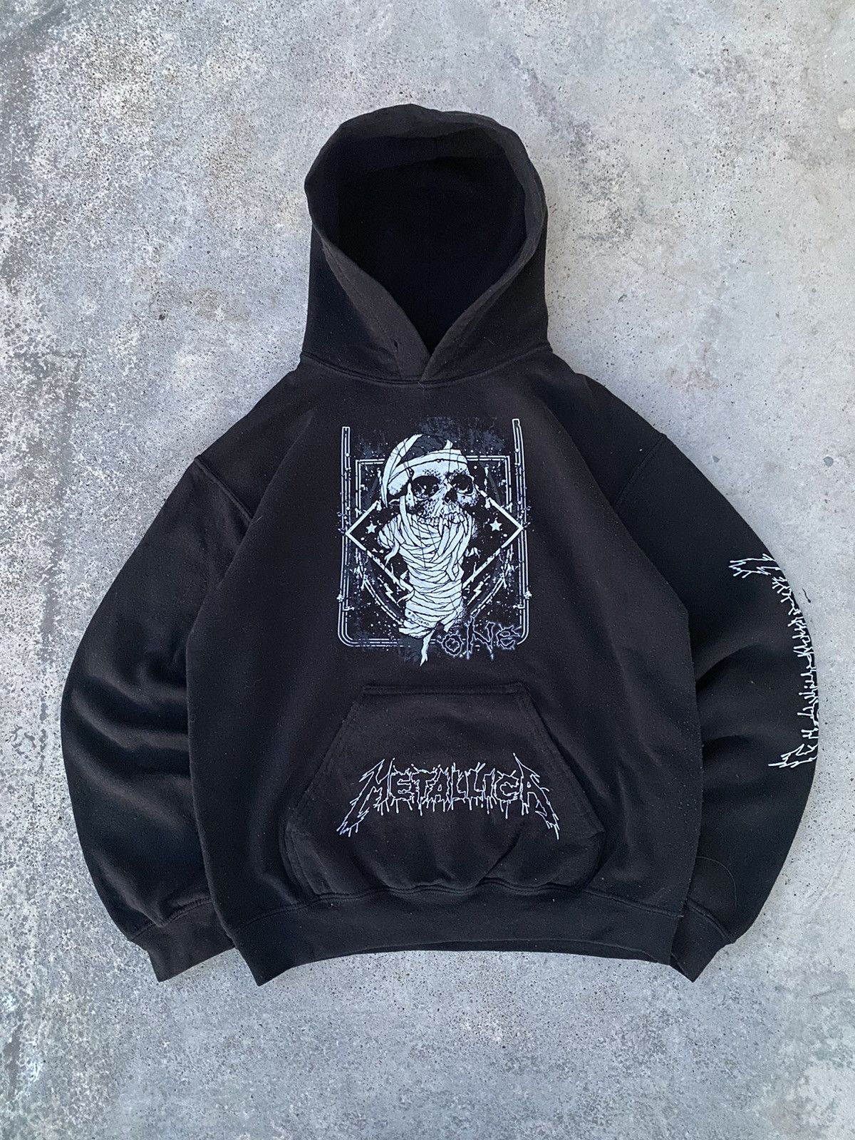 Band Tees × Metallica Vintage Y2K Metallica Pushead Album One Band Hoodie Size US M / EU 48-50 / 2 - 1 Thumbnail