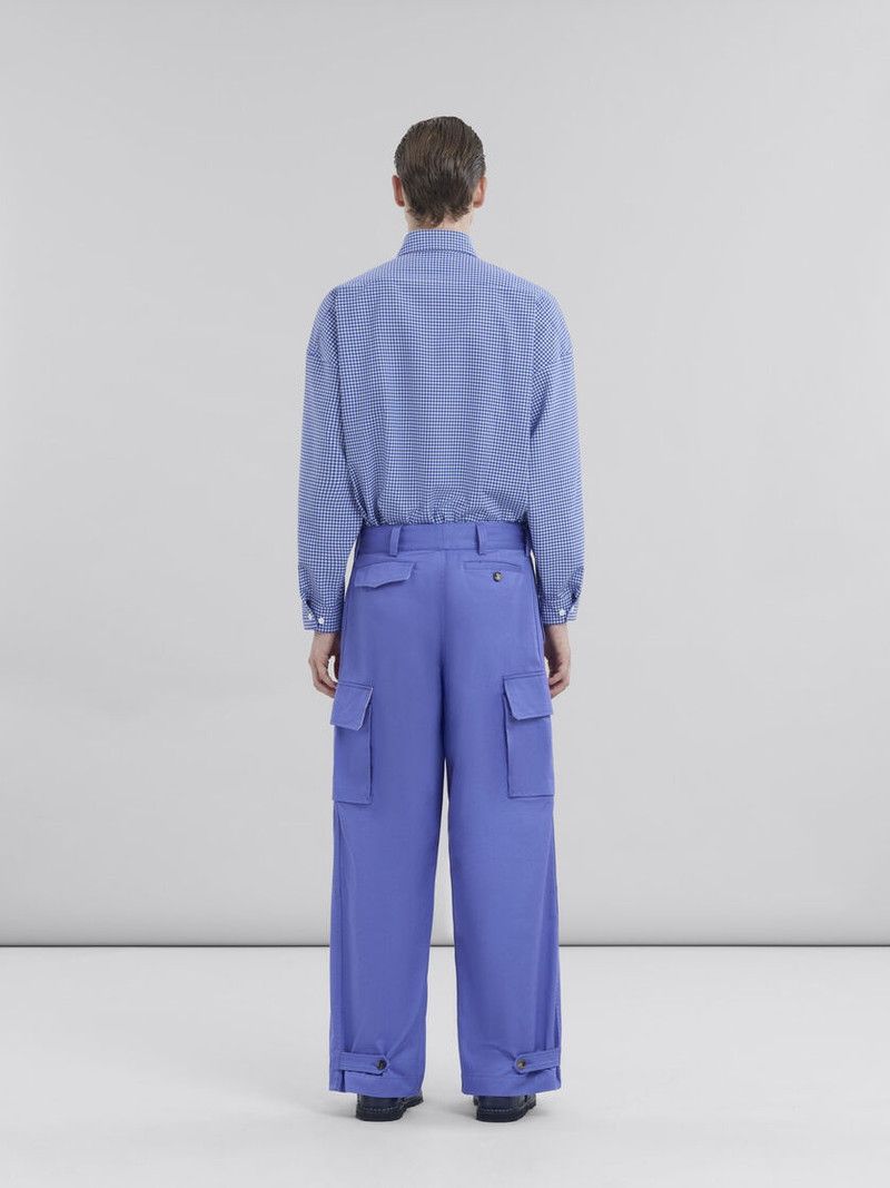 Marni o1f1d3z0326 Cargo Pants in Blue Size US 36 / EU 52 - 3 Thumbnail