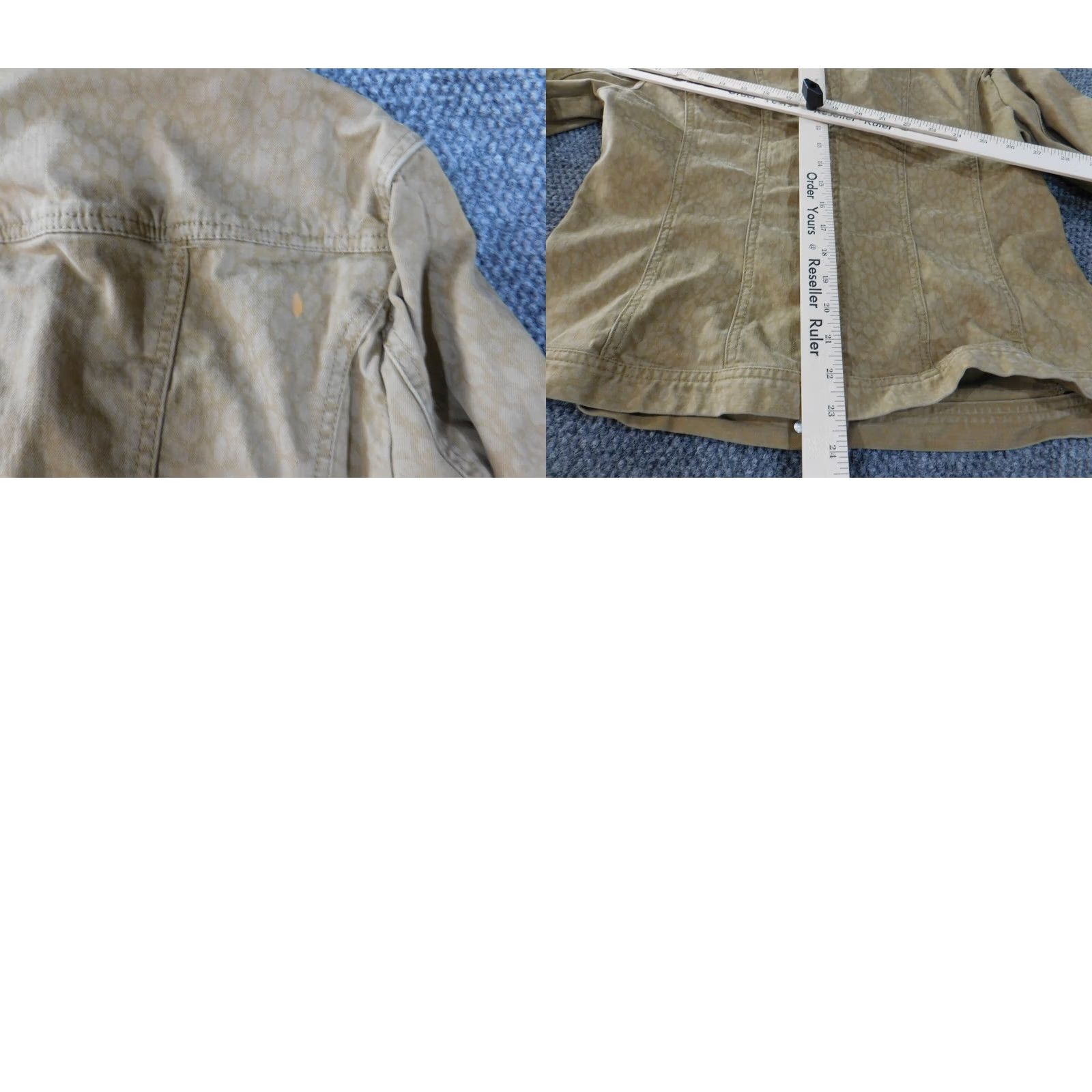 NYDJ NYDJ Jacket Womens XL brown denim animal print stretch Size XL / US 12-14 / IT 48-50 - 9 Thumbnail