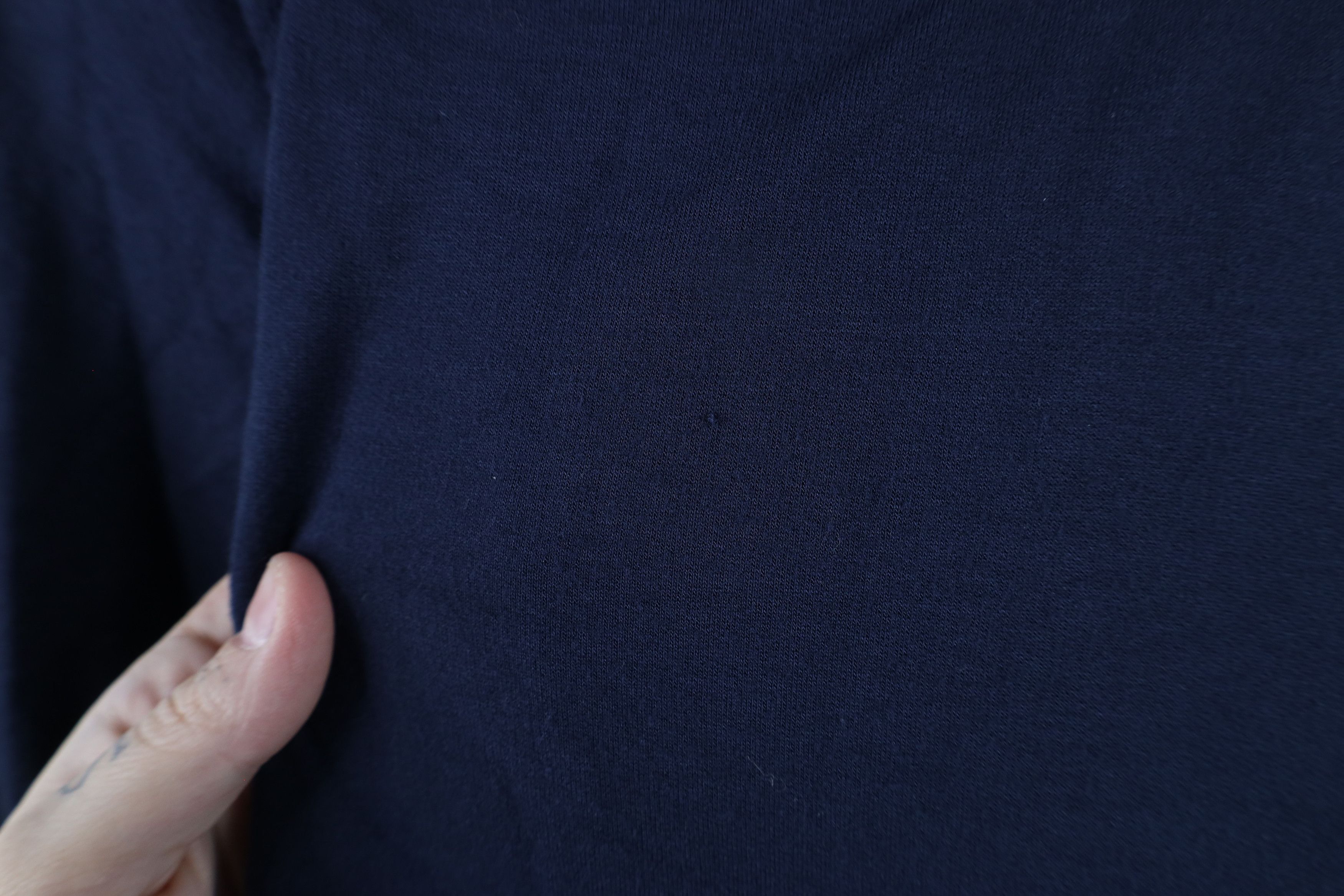 Athleta × Vintage Athleta Soft Knit Mindset Crewneck Sweatshirt Navy Blue Size M / US 6-8 / IT 42-44 - 5 Thumbnail