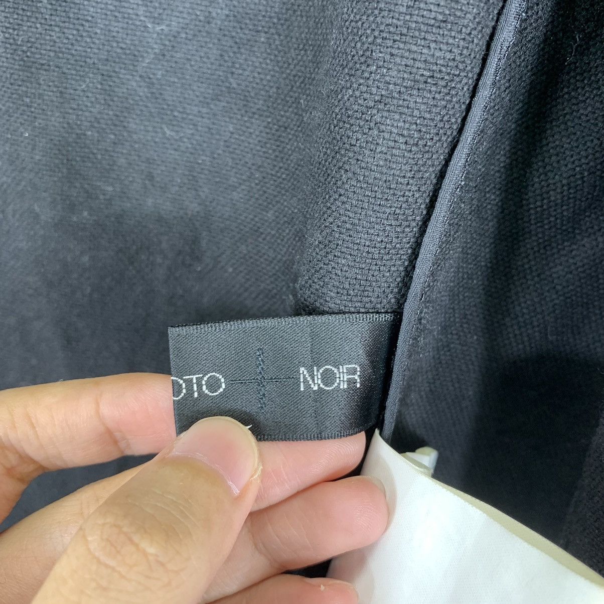 Yohji Yamamoto Vintage Yohji Yamamoto Noir Cotton Blazer Jacket Size US S / EU 44-46 / 1 - 8 Thumbnail