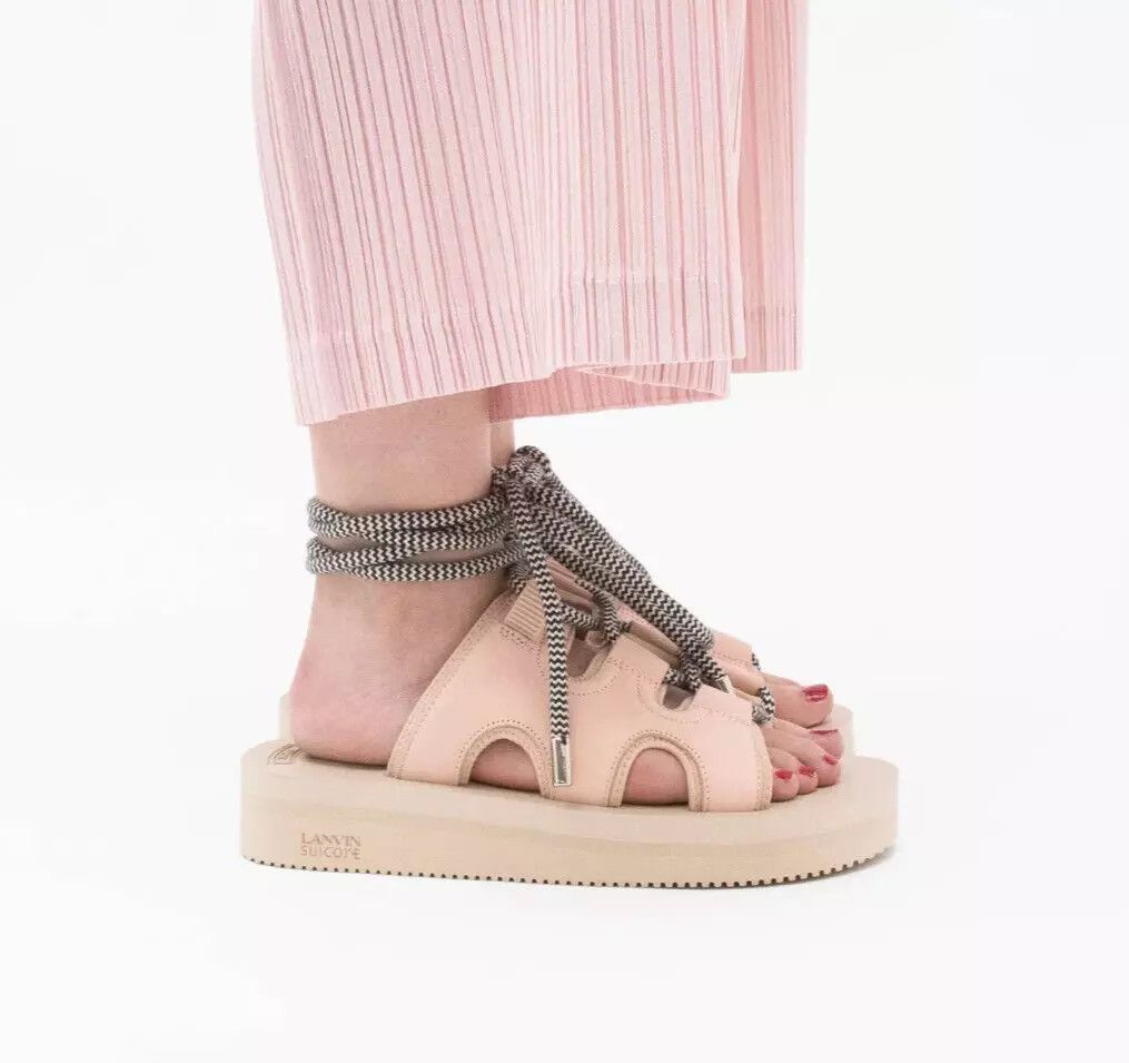 Lanvin Suicoke Ray-2Vab Wrap Around Sandal Pink