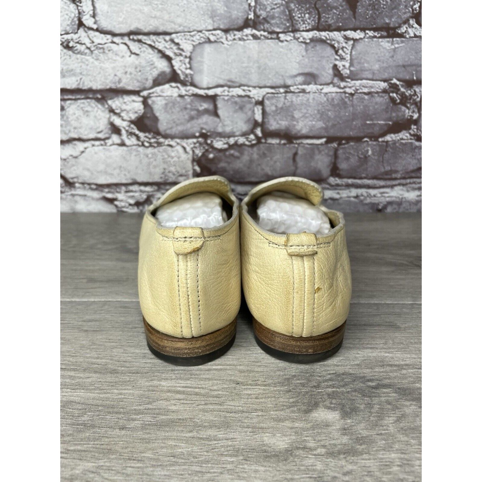 Silvano Sassetti Silvano Sassetti Beige Leather Slip On Loafers Flats Shoes W Size US 8 / IT 38 - 7 Thumbnail
