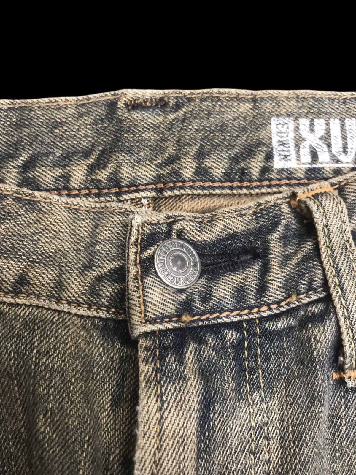 Edwin 💥RARE 90s STYLE💥EDWIN 441 BOOTCUT Rusty Wash Denim F424 Size US 28 / EU 44 - 4 Thumbnail