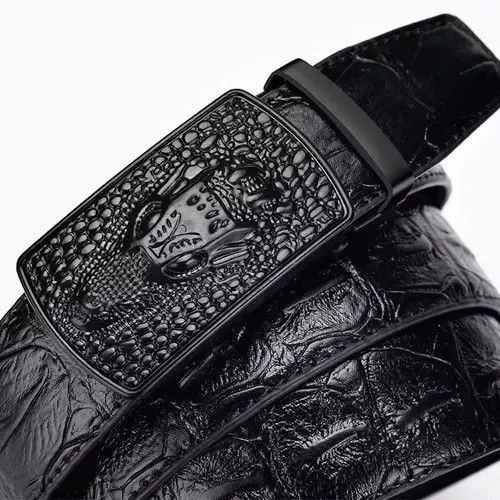 Other Automatic Buckle Leather Belt Size ONE SIZE - 3 Thumbnail