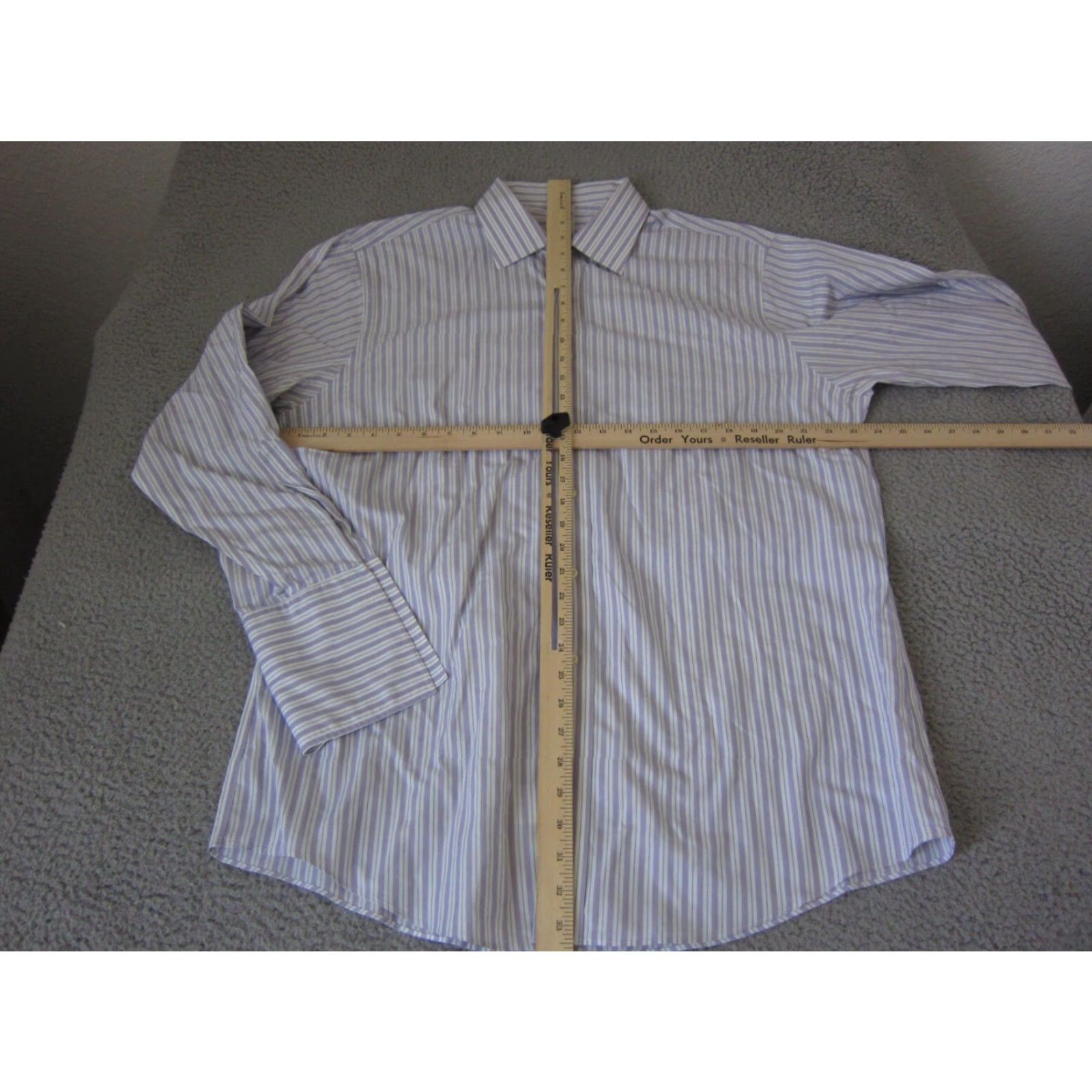 Brooks Brothers Brooks Brothers Shirt Adult XL 17.5 Purple White Supima Cotton Mens Button-Up Collar Spread Long Sleeve Solid 90s Colorful Flower Size US XXL / EU 58 / 5 - 5 Thumbnail
