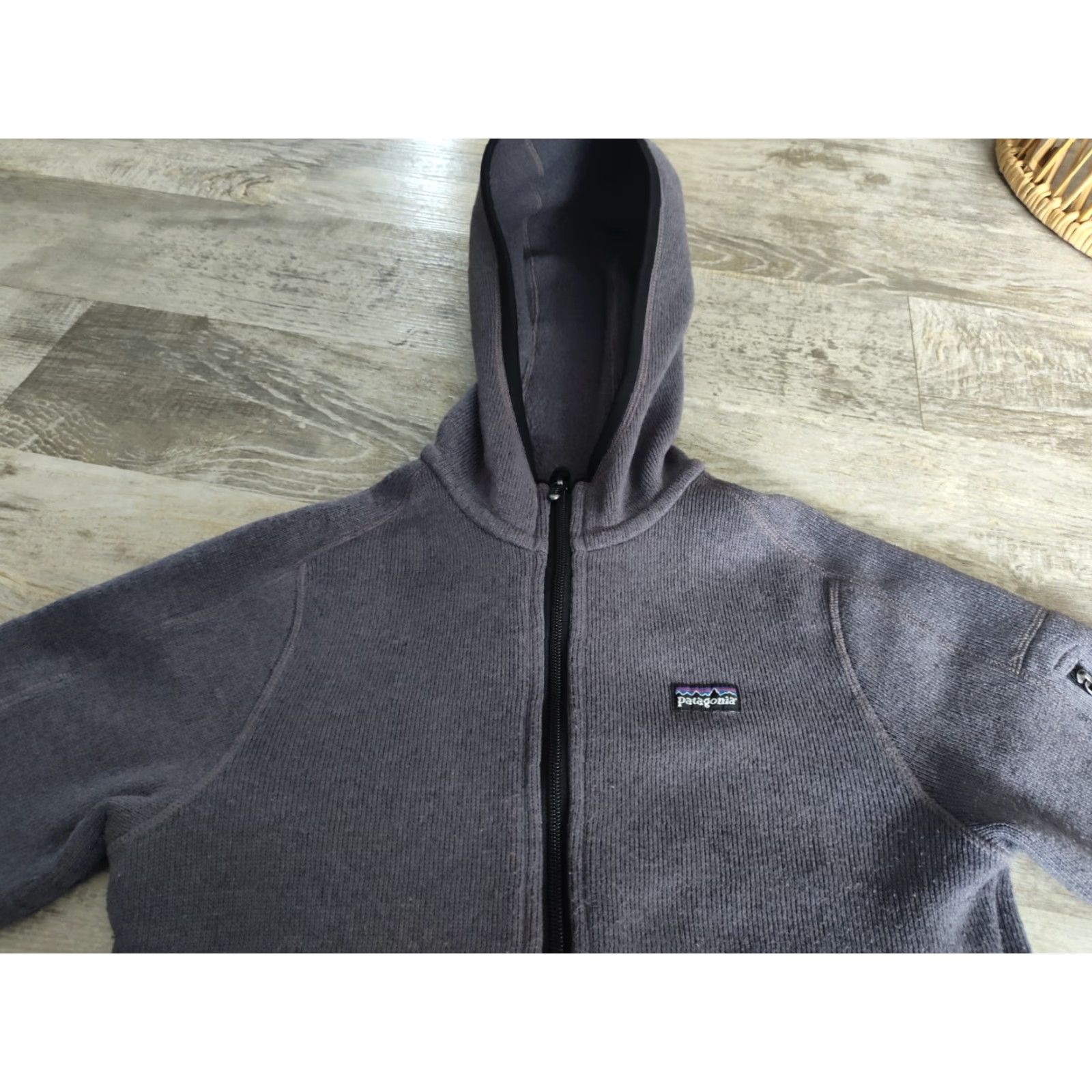 Patagonia Patagonia Hoodie Jacket Women XS Regular Gray Solid Full Zip Hooded Jacket, Better Sweater, Outdoor, Vintage No, Fleece, Polyester, Logo, 90s? Size XS / US 0-2 / IT 36-38 - 7 Thumbnail