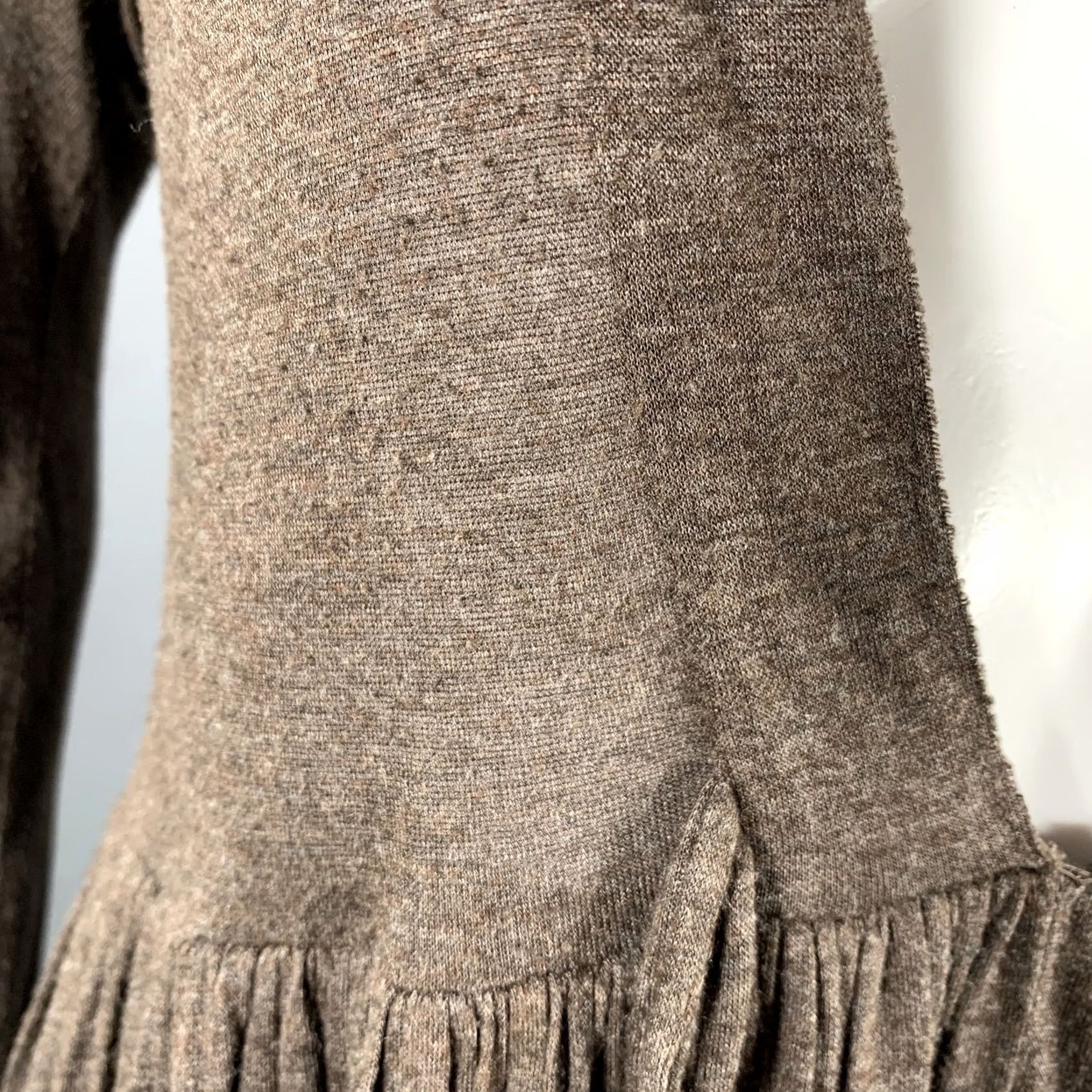 Stella McCartney STELLA McCARTNEY Size M Brown Viscose Pleated Dress Size M / US 6-8 / IT 42-44 - 5 Thumbnail