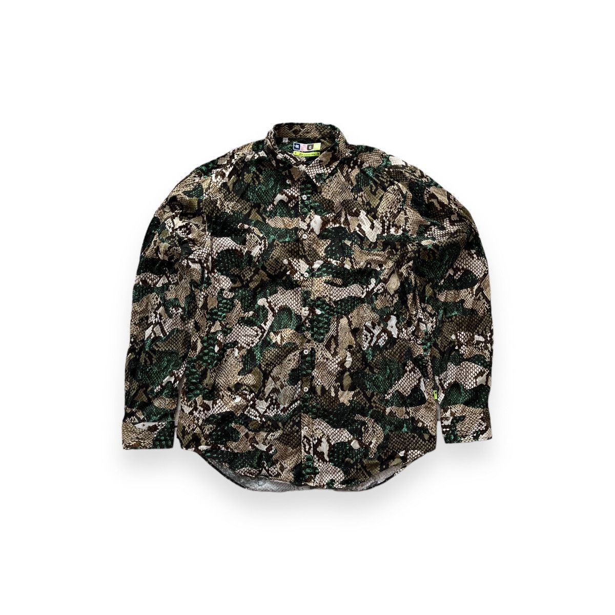 MSGM × Vintage Msgm Shirt Snake Vintage Size US L / EU 52-54 / 3 - 1 Thumbnail