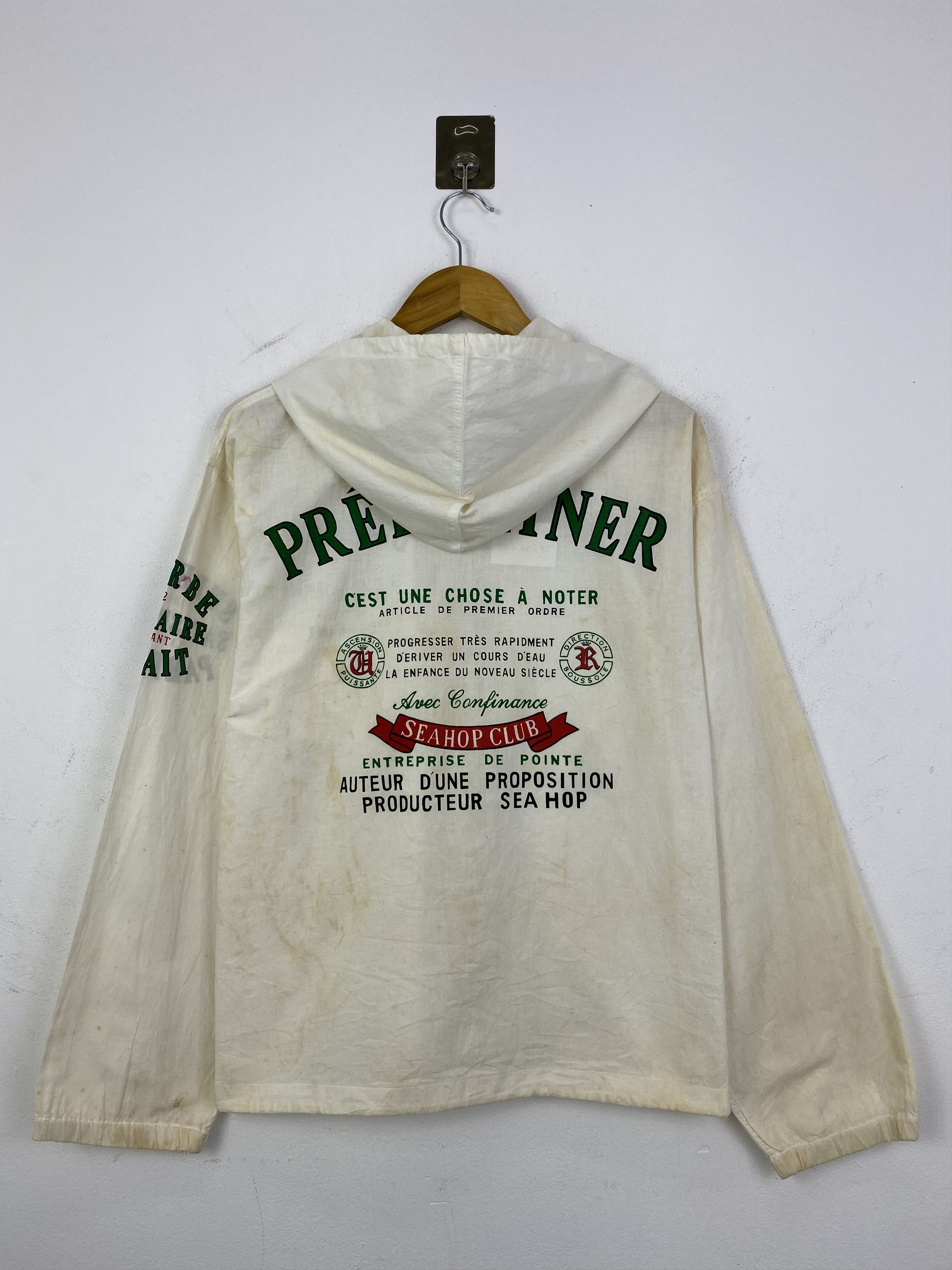 Japanese Brand Vintage Sea Hop Bonheur Zipper Hooded Jacket JA0193 Size US L / EU 52-54 / 3 - 2 Thumbnail