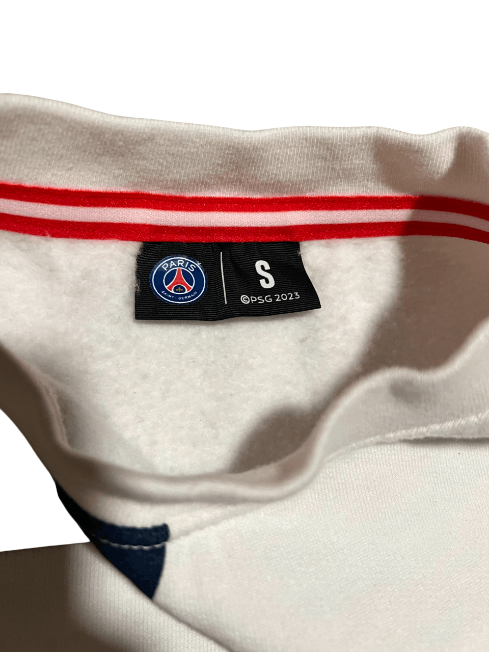 Other Paris Saint Germain Big Logo White Crew Neck Sweatshirt Size US S / EU 44-46 / 1 - 3 Thumbnail