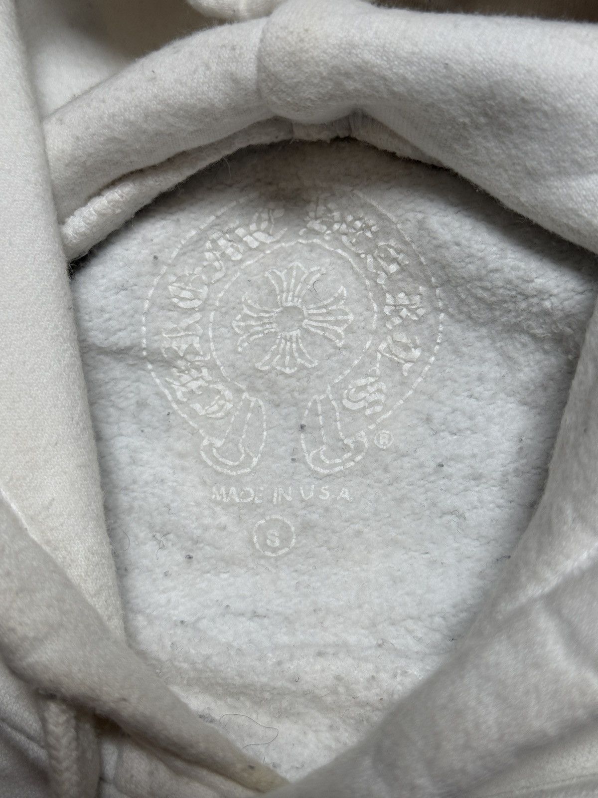 Chrome Hearts Chrome Hearts White Script Pullover Hoodie Size US S / EU 44-46 / 1 - 7 Thumbnail