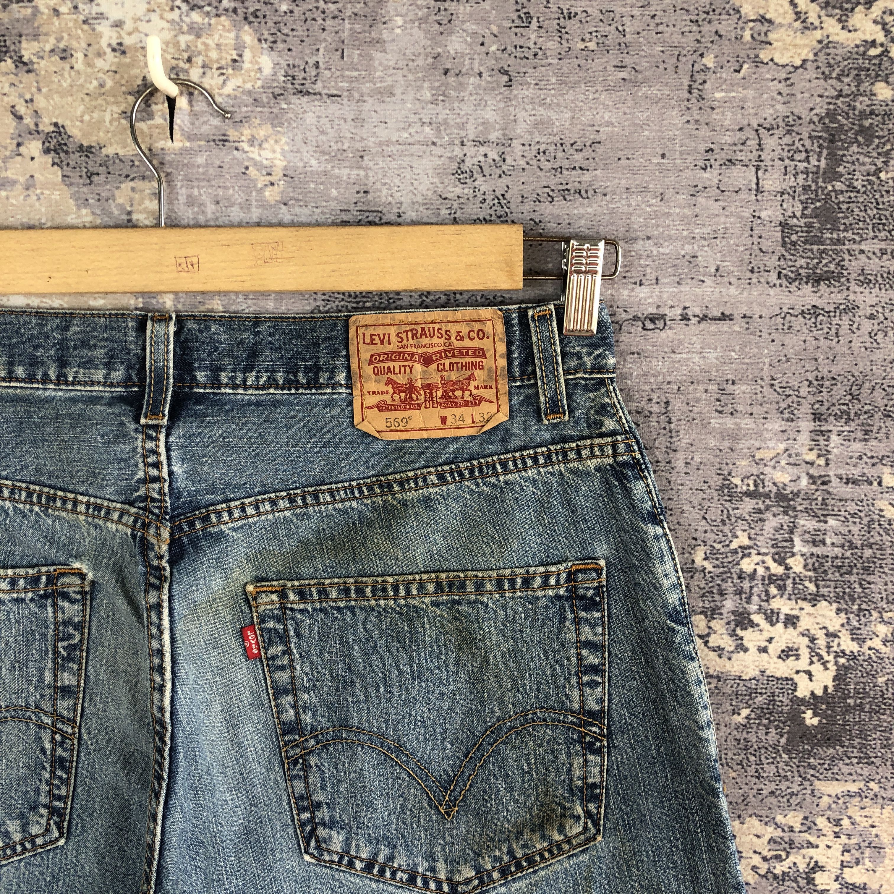 Levi's Vintage Y2K Crazy Levis 569 Baggy Jeans Levi's Loose Denim Size US 34 / EU 50 - 5 Thumbnail