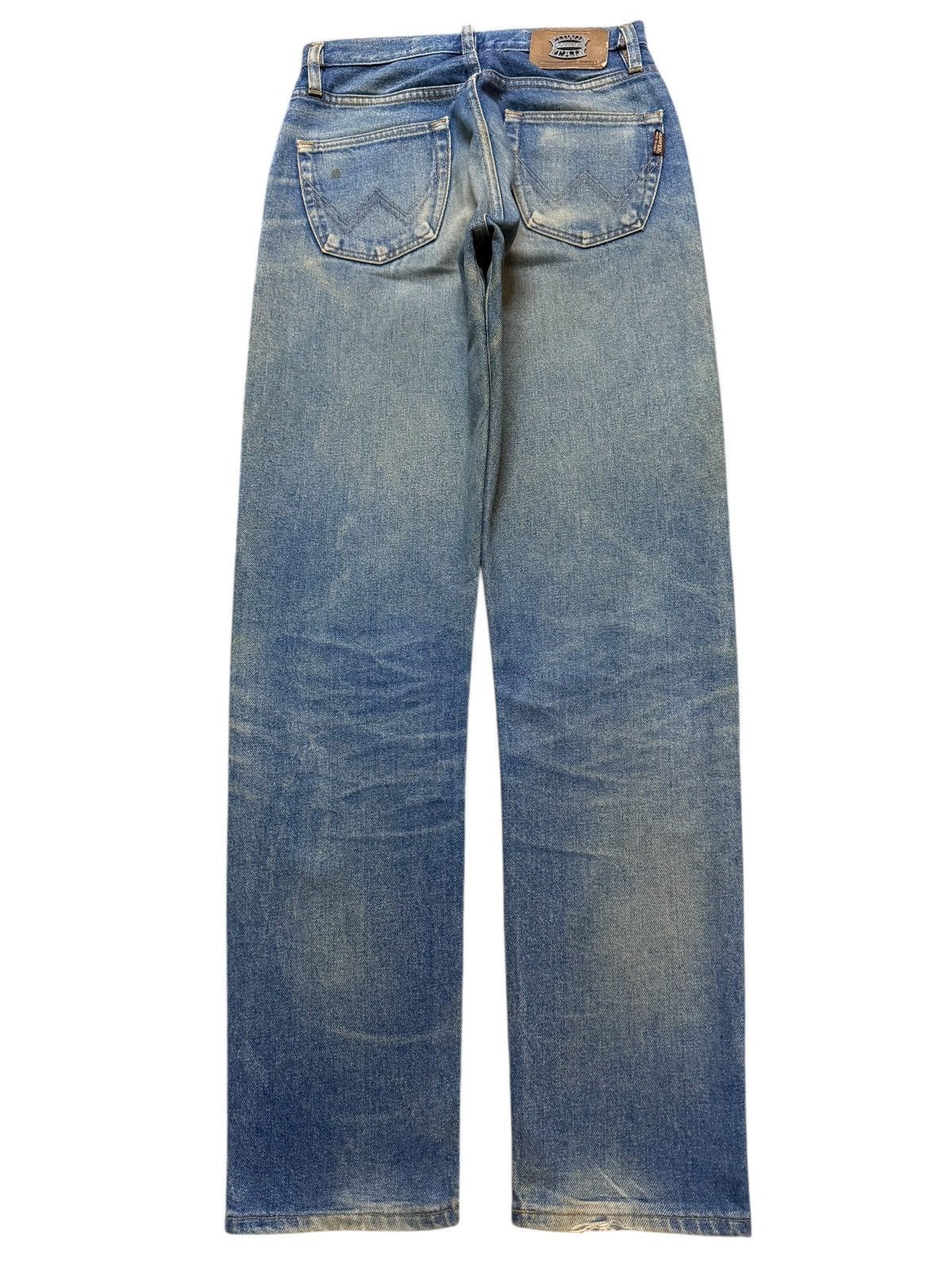 Edwin Vintage 90s Edwin Made In Italy Mud Wash Faded Whisker Style Size US 28 / EU 44 - 2 Thumbnail